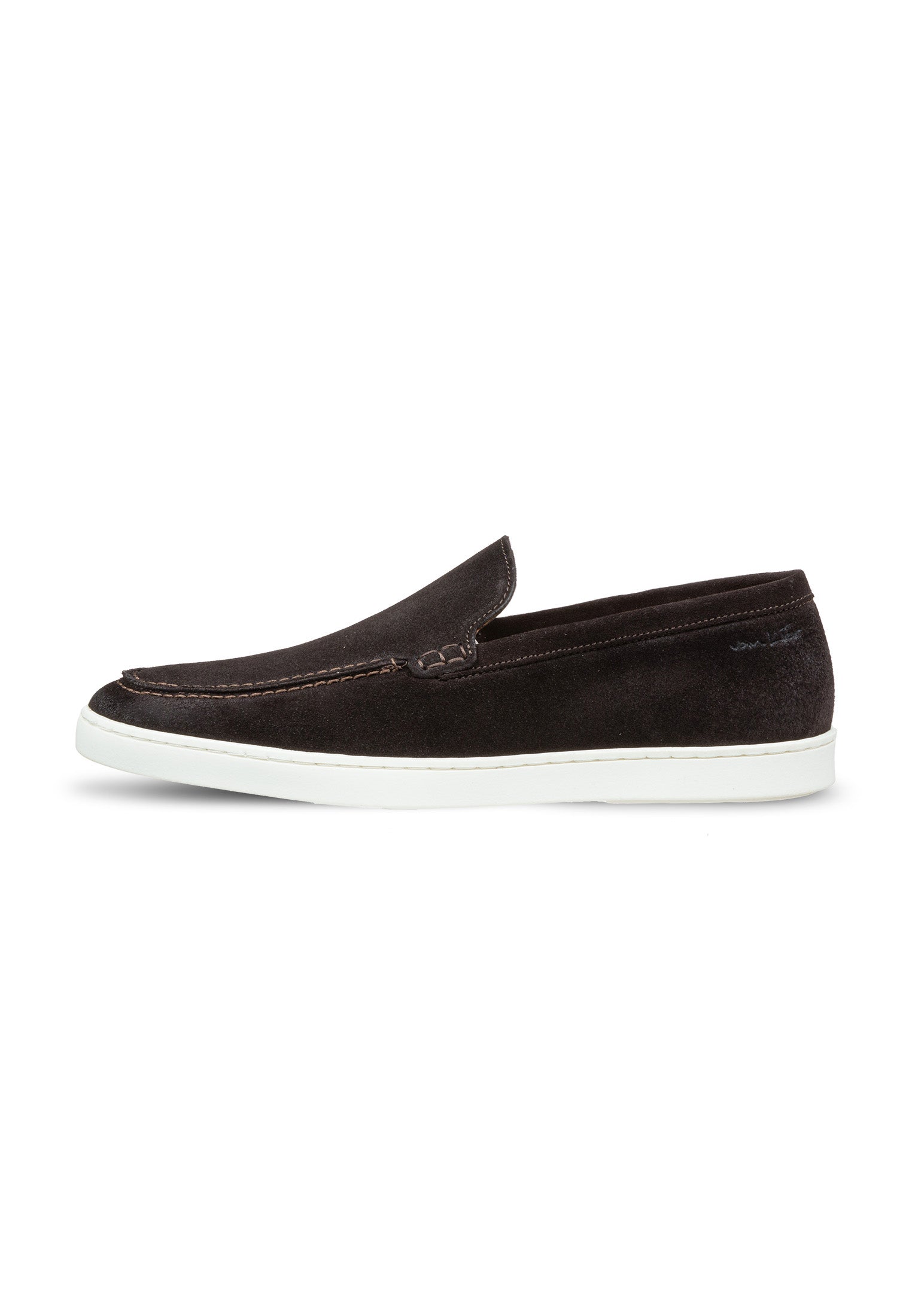 Testa di moro bruin suède Lugano loafer