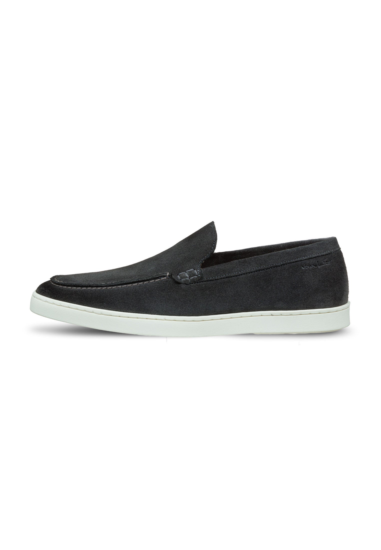 Licht grijs suède Lugano loafer