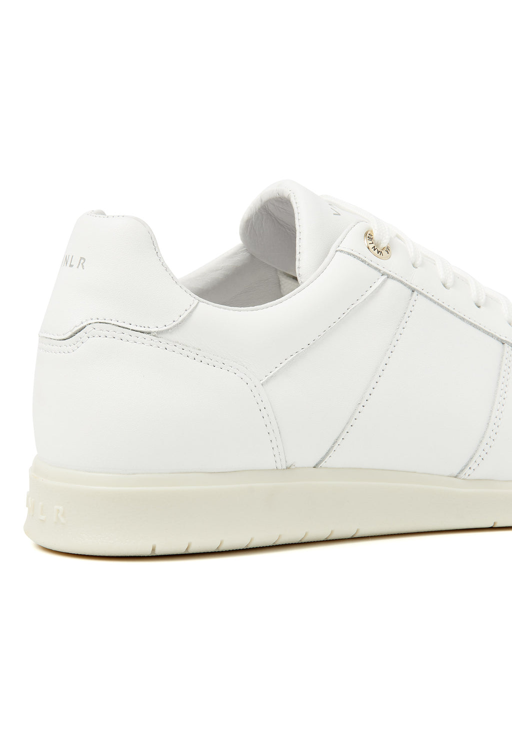 Wit gladleren Mercato sneaker