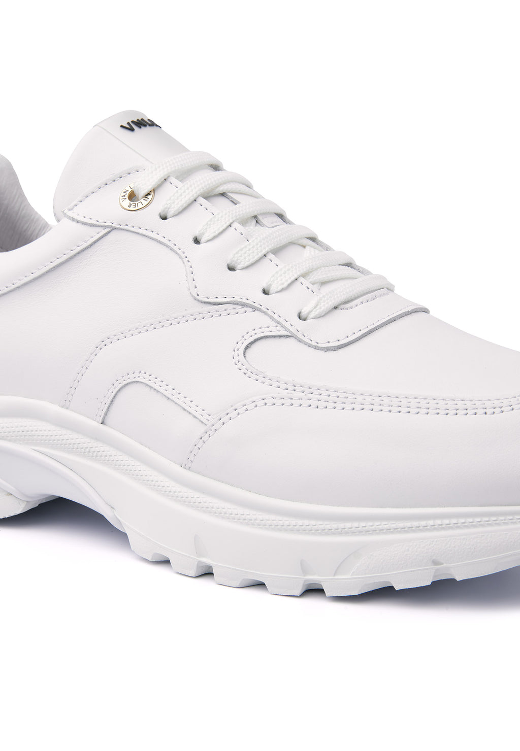 Wit gladleren Lambo sneaker