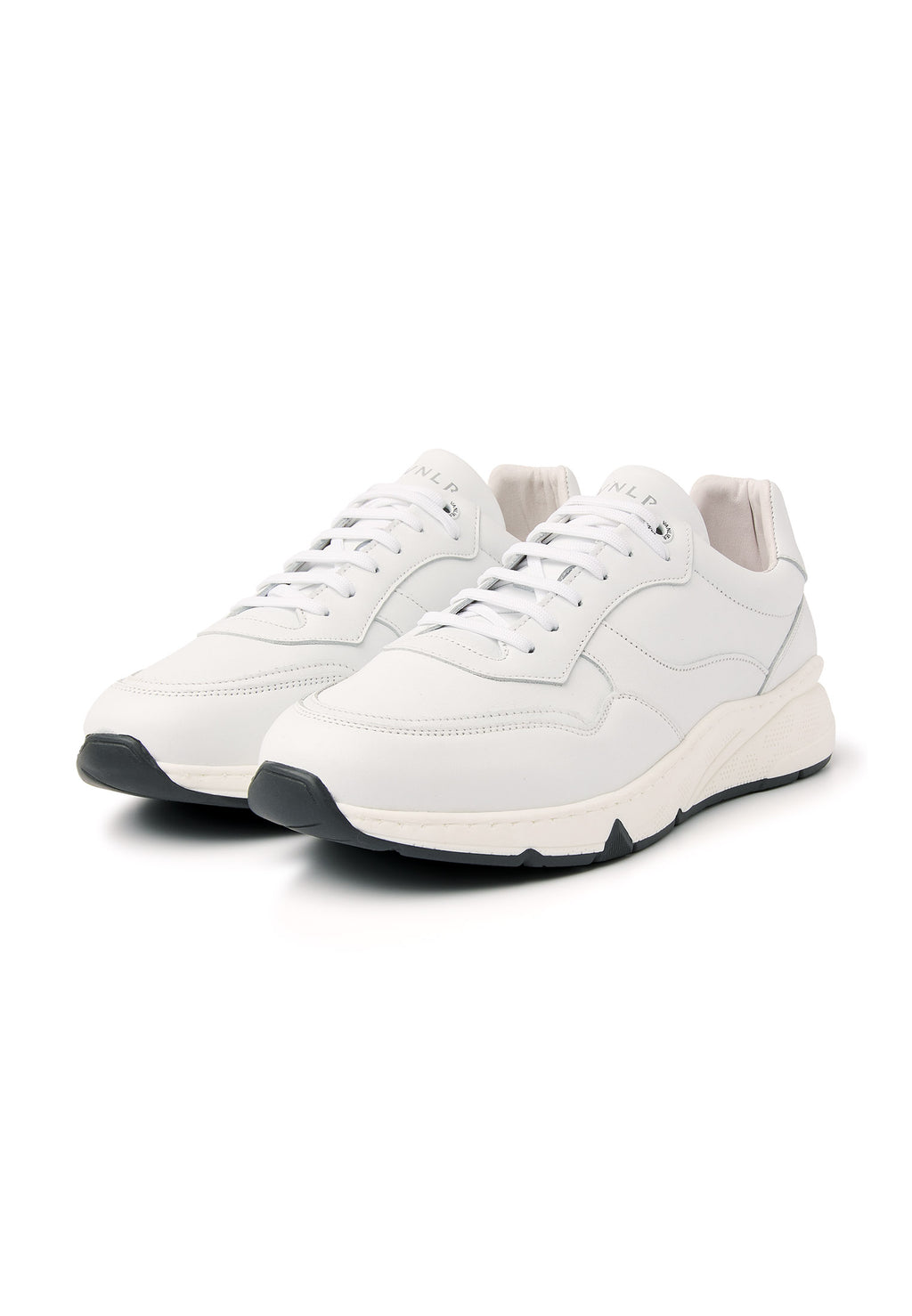 White smooth leather Porto sneaker