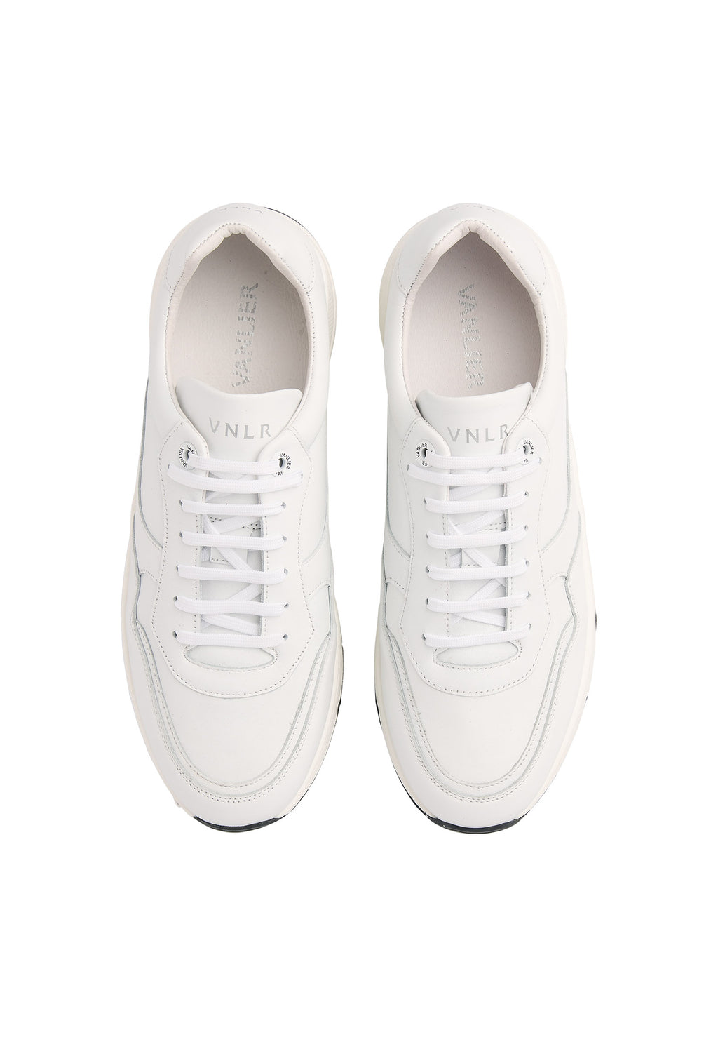 White smooth leather Porto sneaker