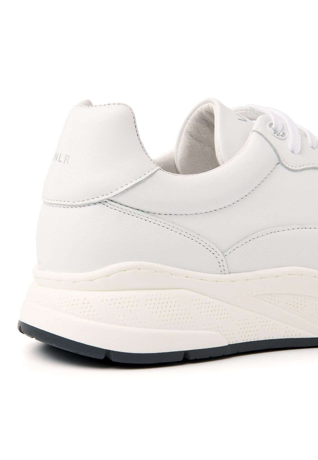 White smooth leather Porto sneaker