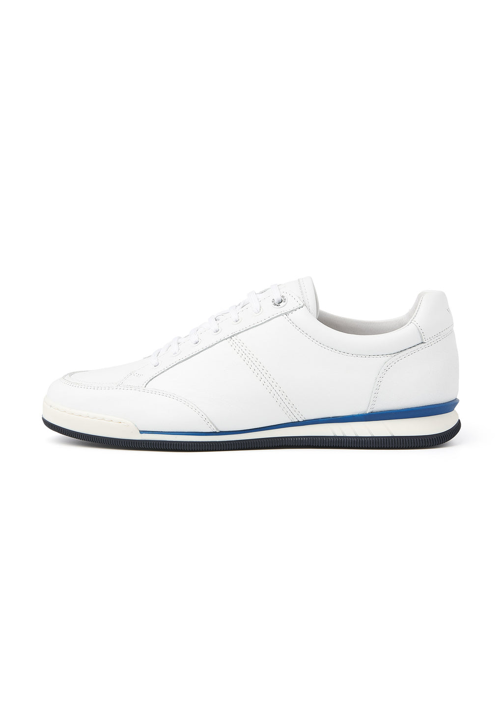 White smooth leather Magnus sneaker