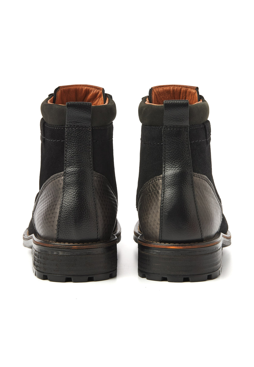 Zwart suède Fritz boot