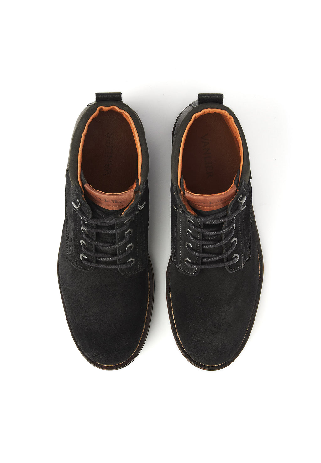 Zwart suède Fritz boot