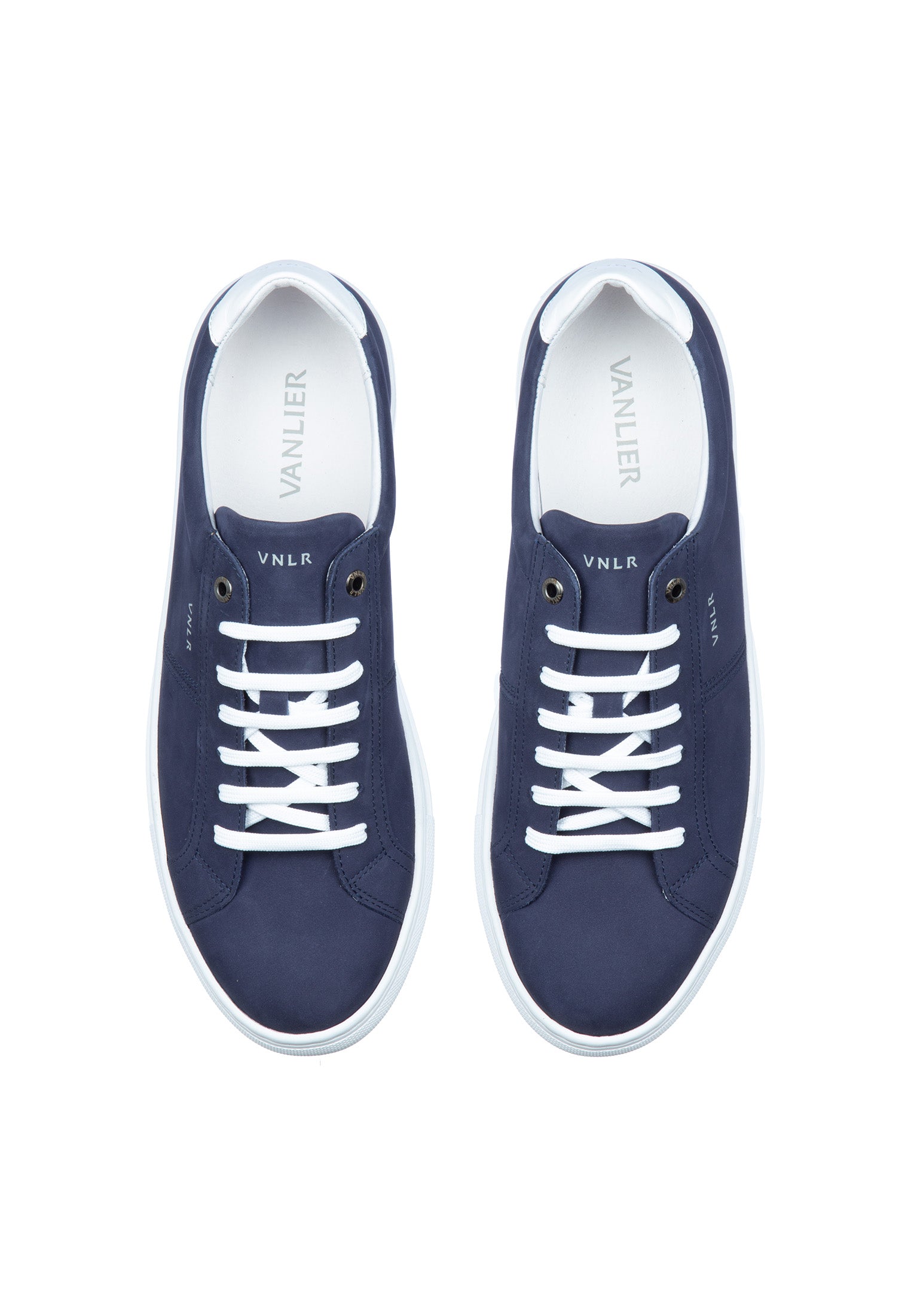 Blauw nubuck Novara sneaker
