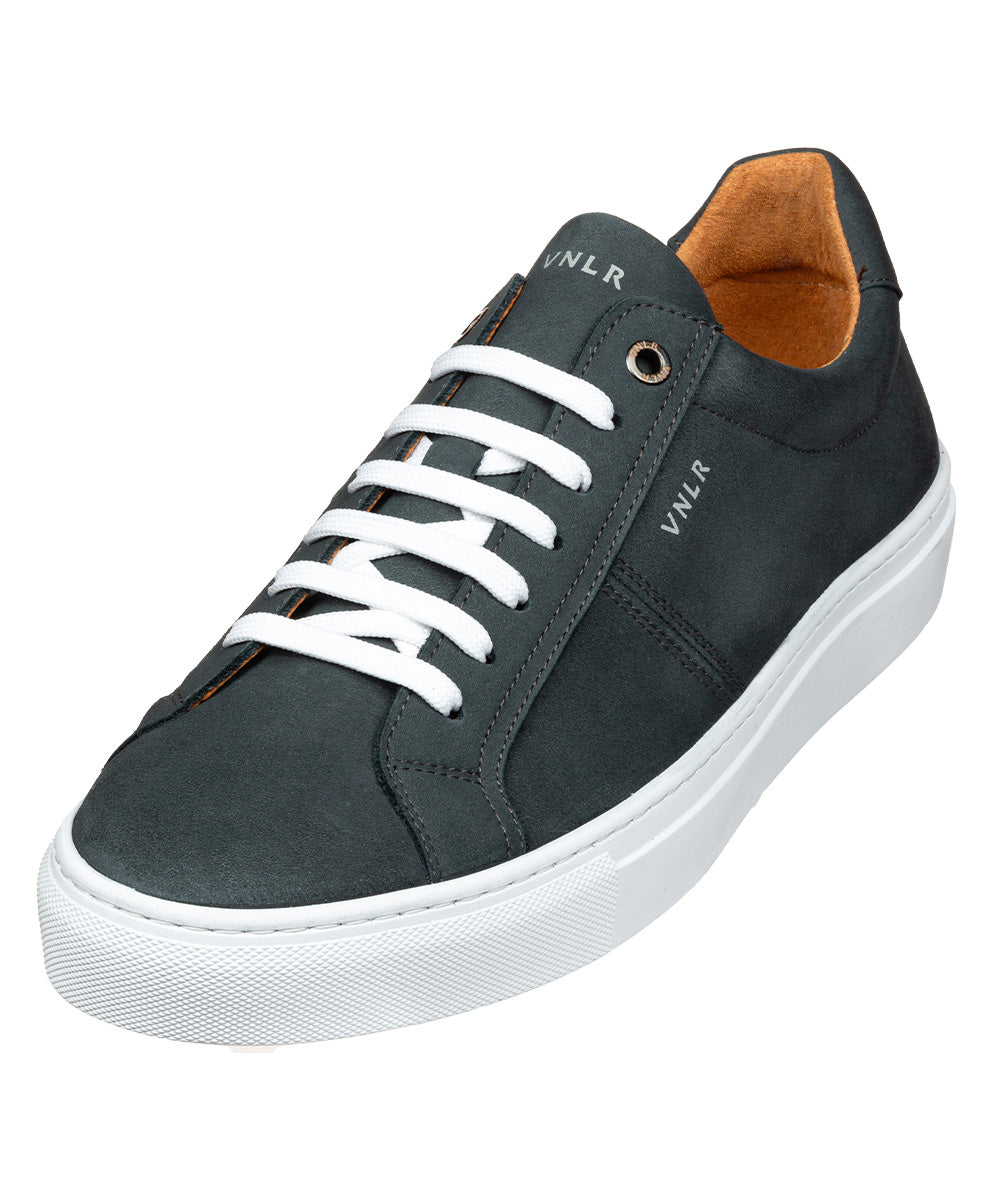 Grijs blauw nubuck Novara sneaker