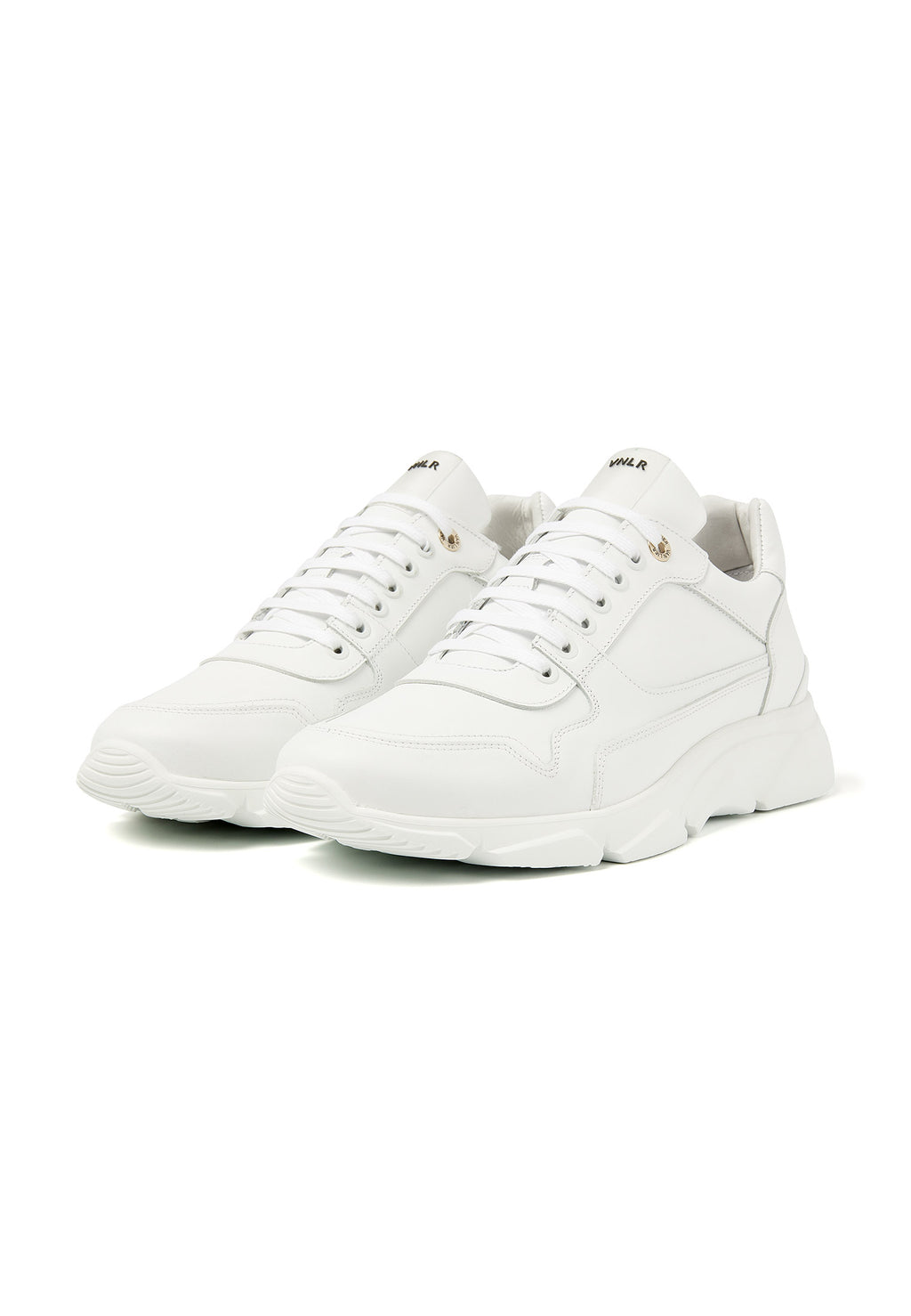 Wit gladleren Rock sneaker