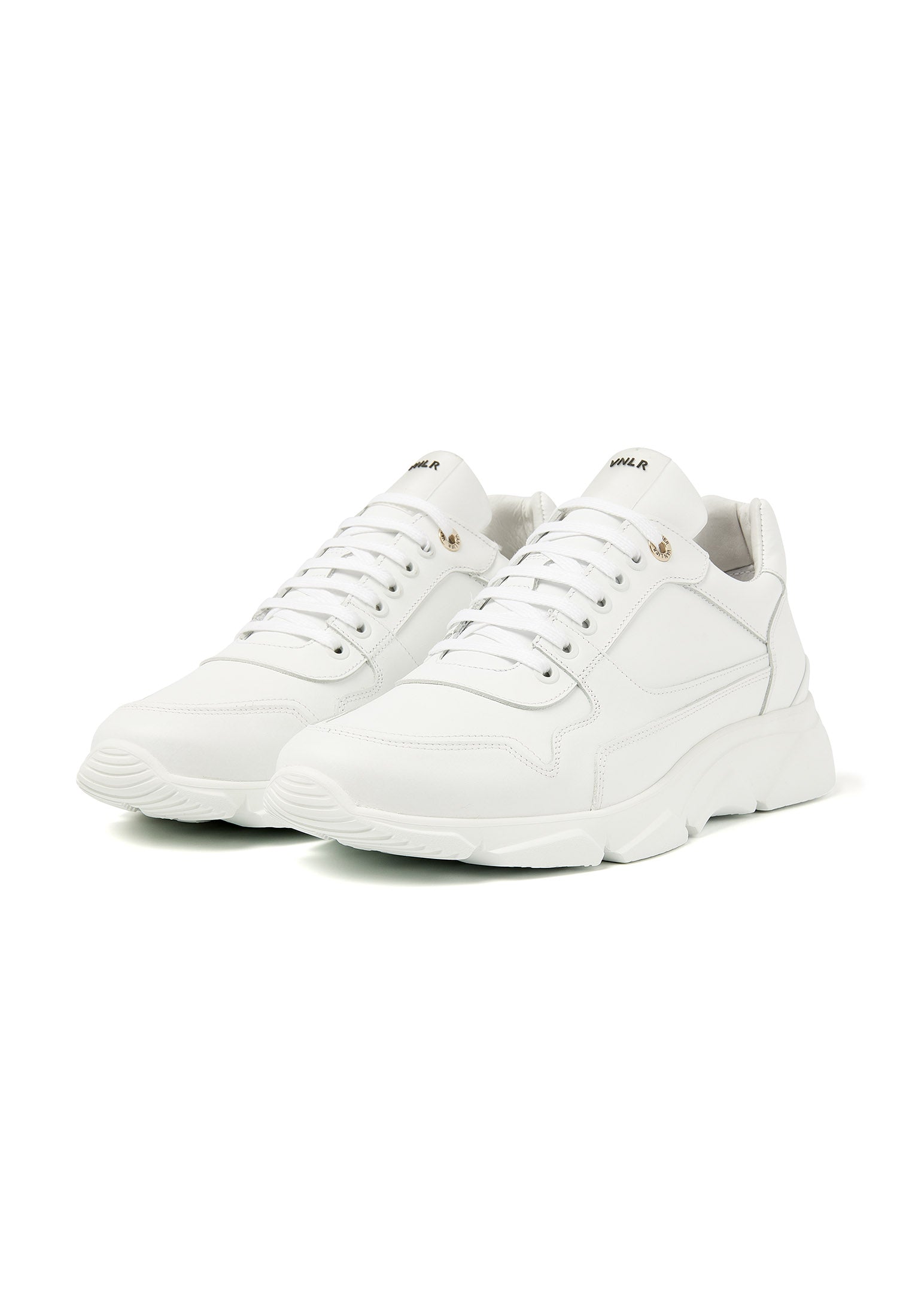 Wit gladleren Rock sneaker