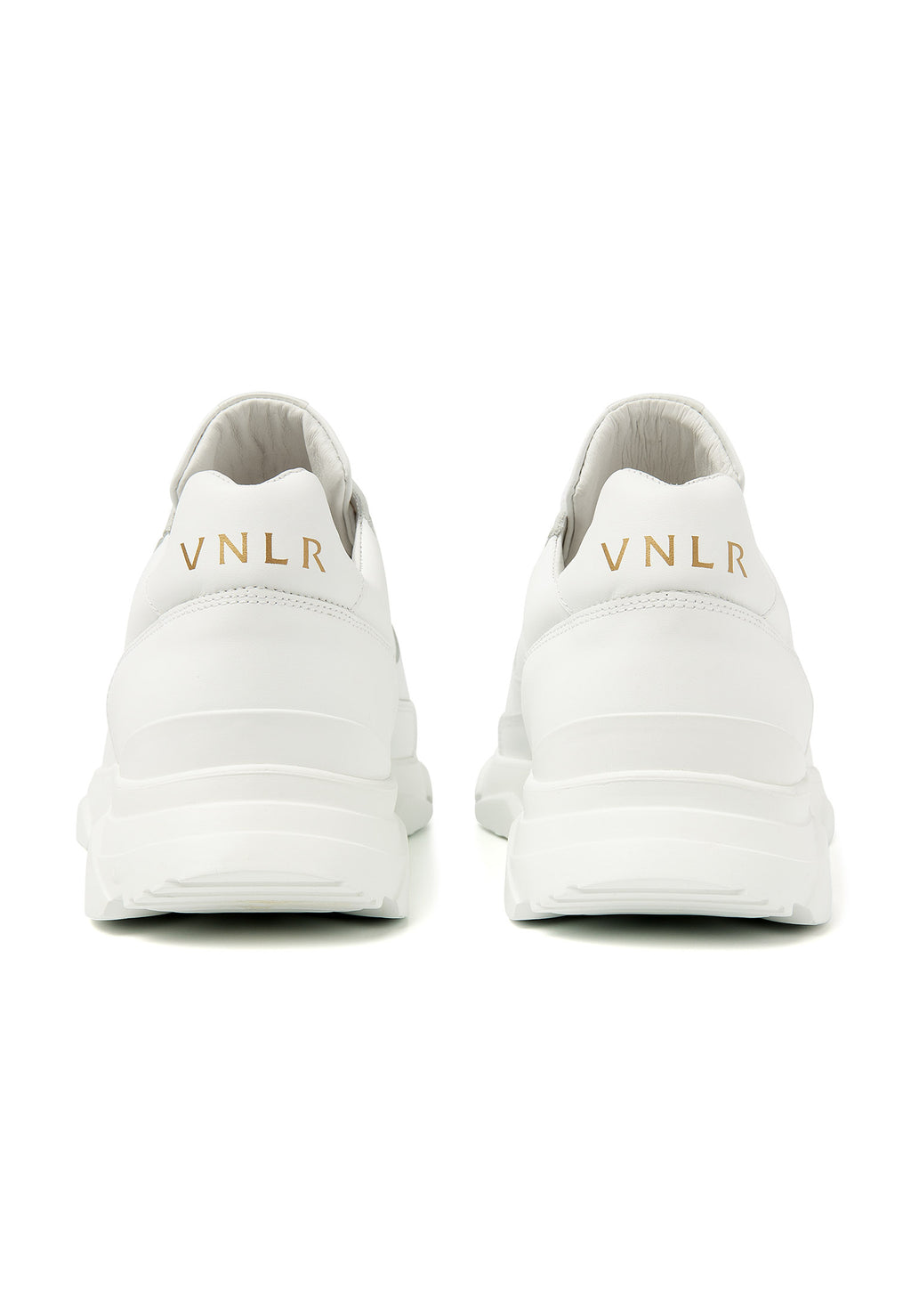 Wit gladleren Rock sneaker