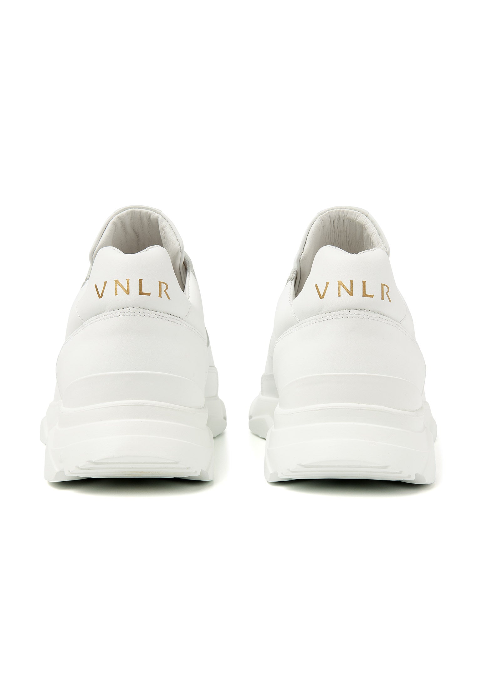 Wit gladleren Rock sneaker