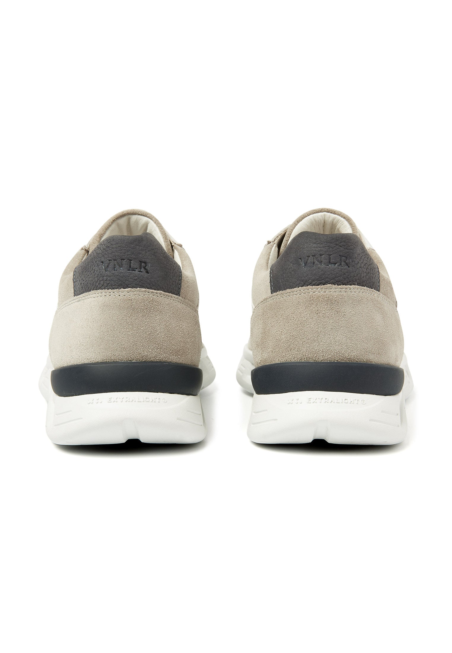 White and gray combo Orlando sneaker
