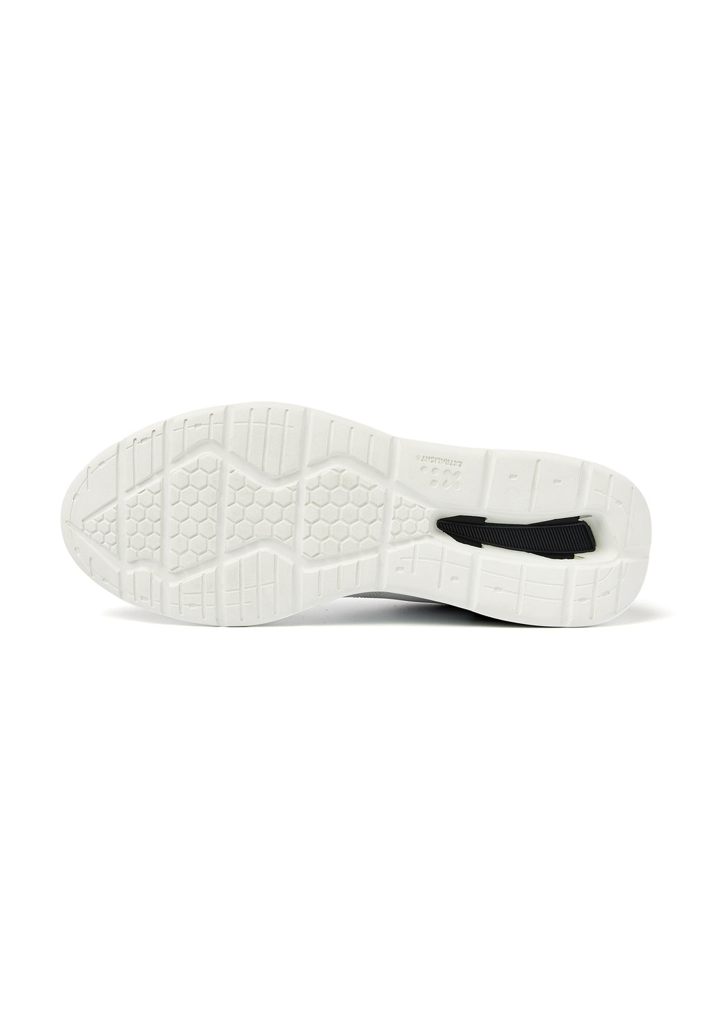White and gray combo Orlando sneaker