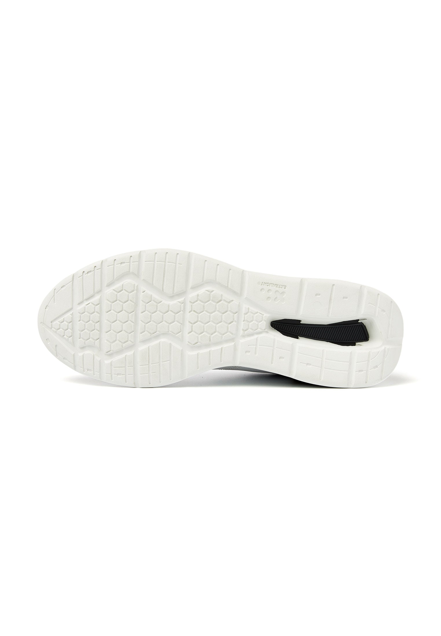 White and gray combo Orlando sneaker