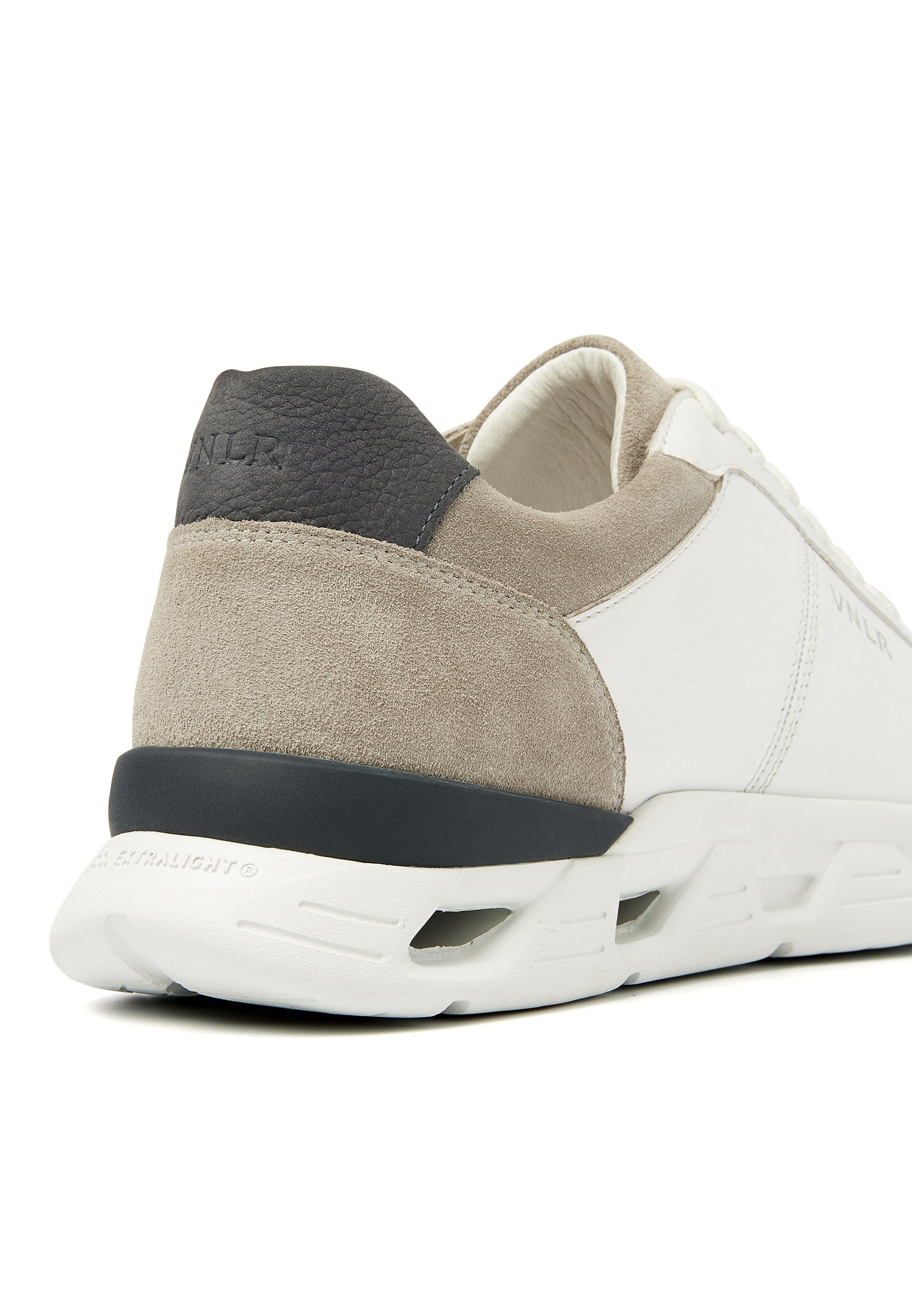 White and gray combo Orlando sneaker
