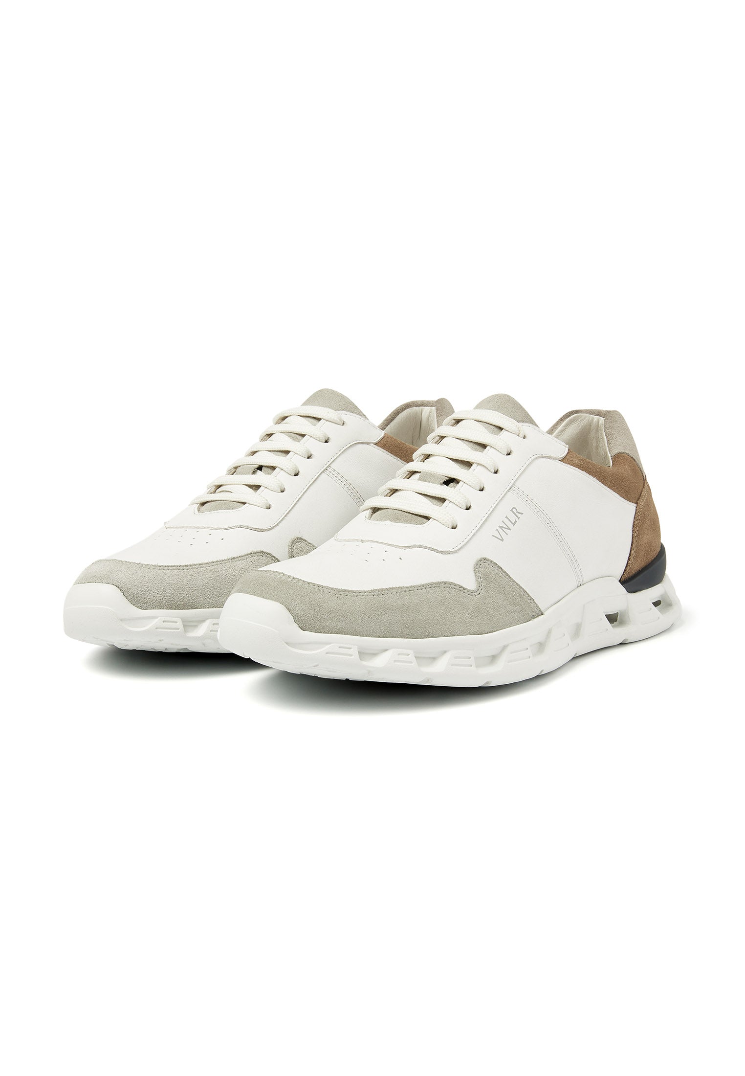 White Orlando combo sneaker
