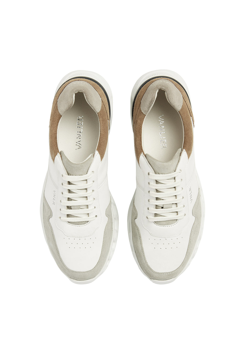 White Orlando combo sneaker