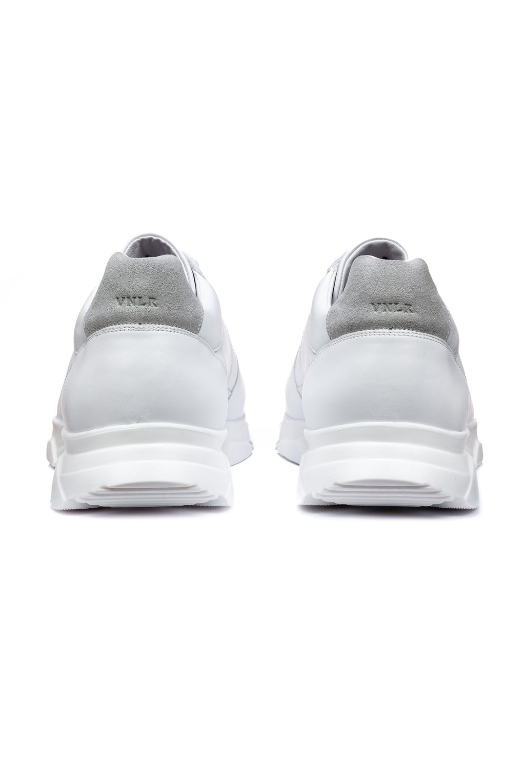 White smooth leather Luca sneaker