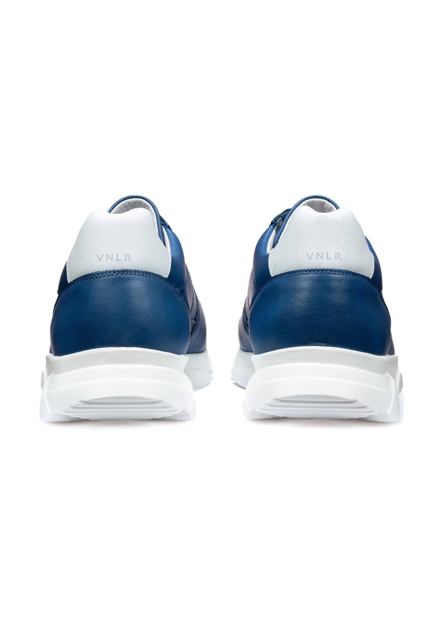 Blue smooth leather Luca sneaker