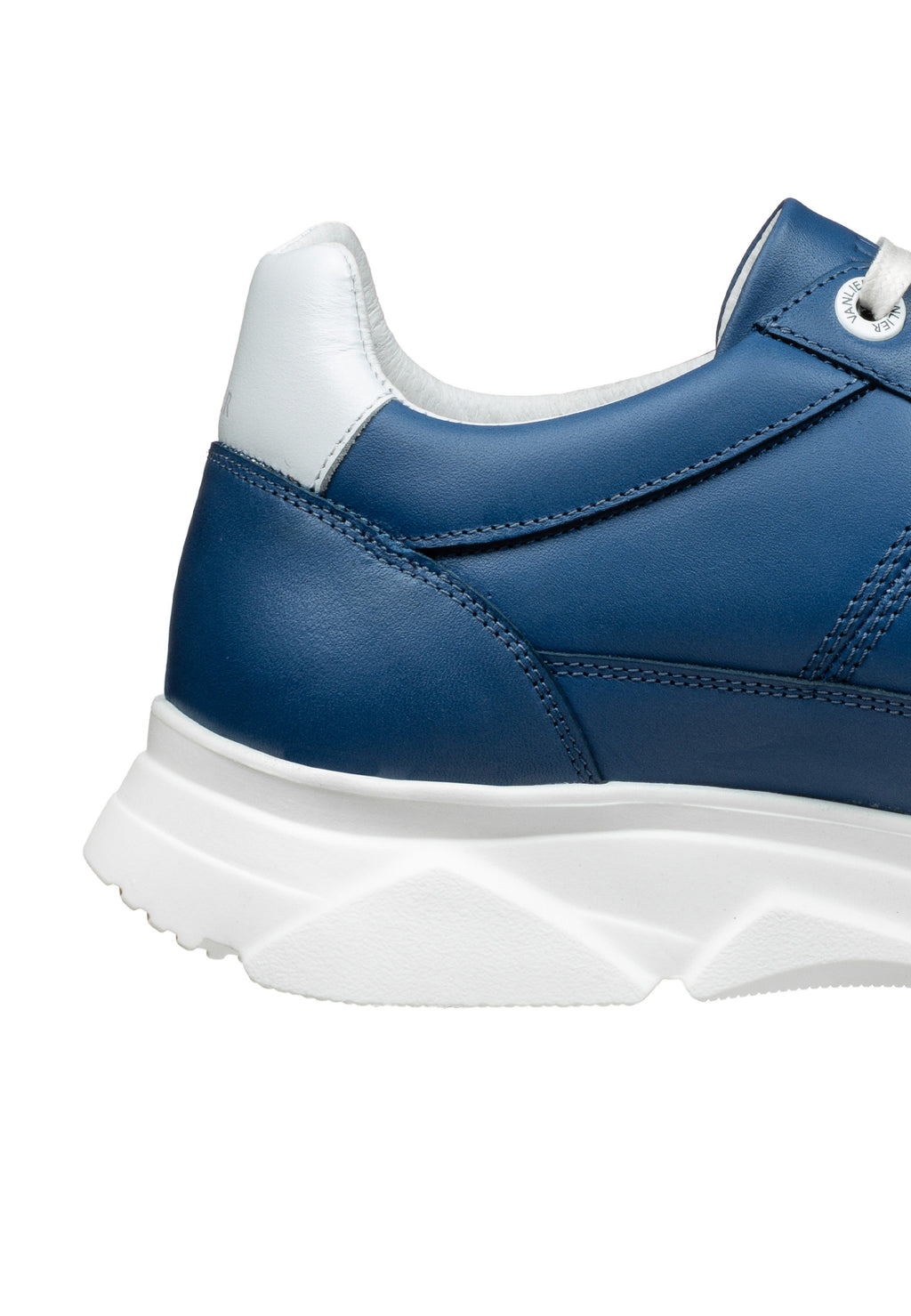 Blue smooth leather Luca sneaker