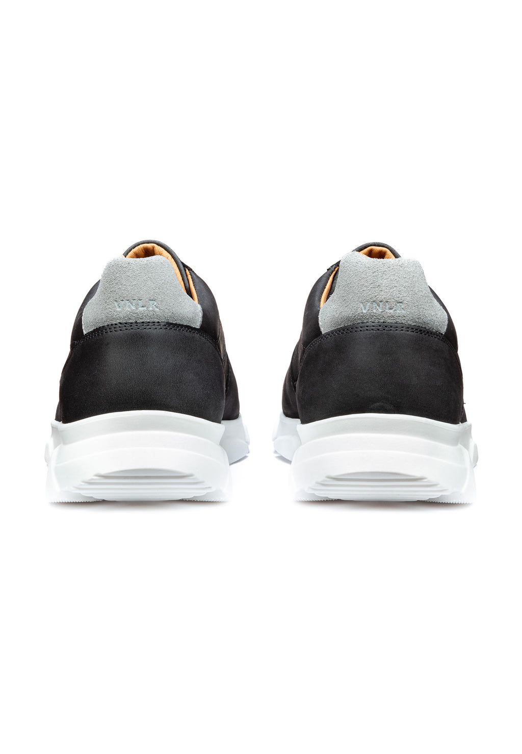 Grijs gladleren Luca sneaker