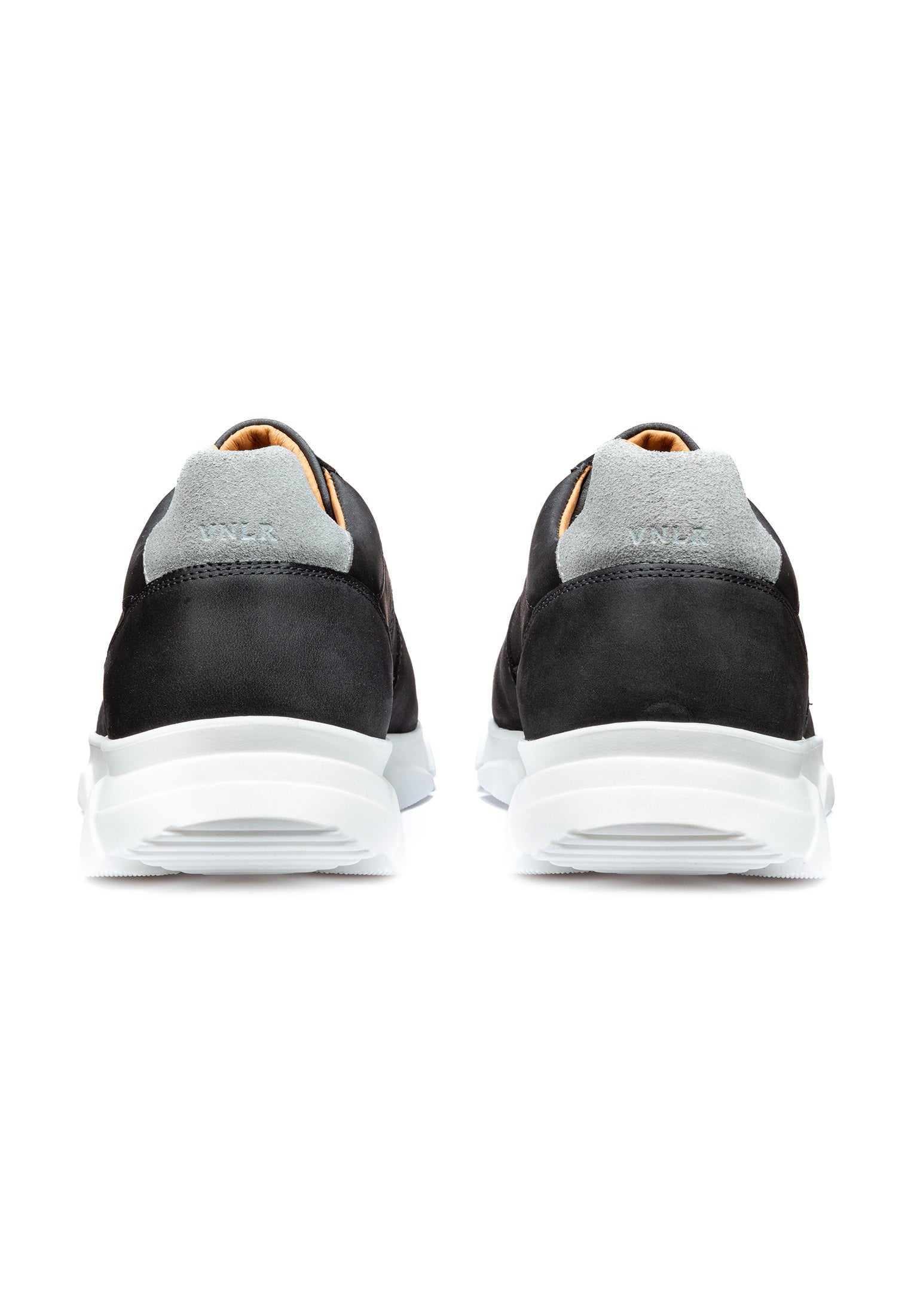 Grijs gladleren Luca sneaker
