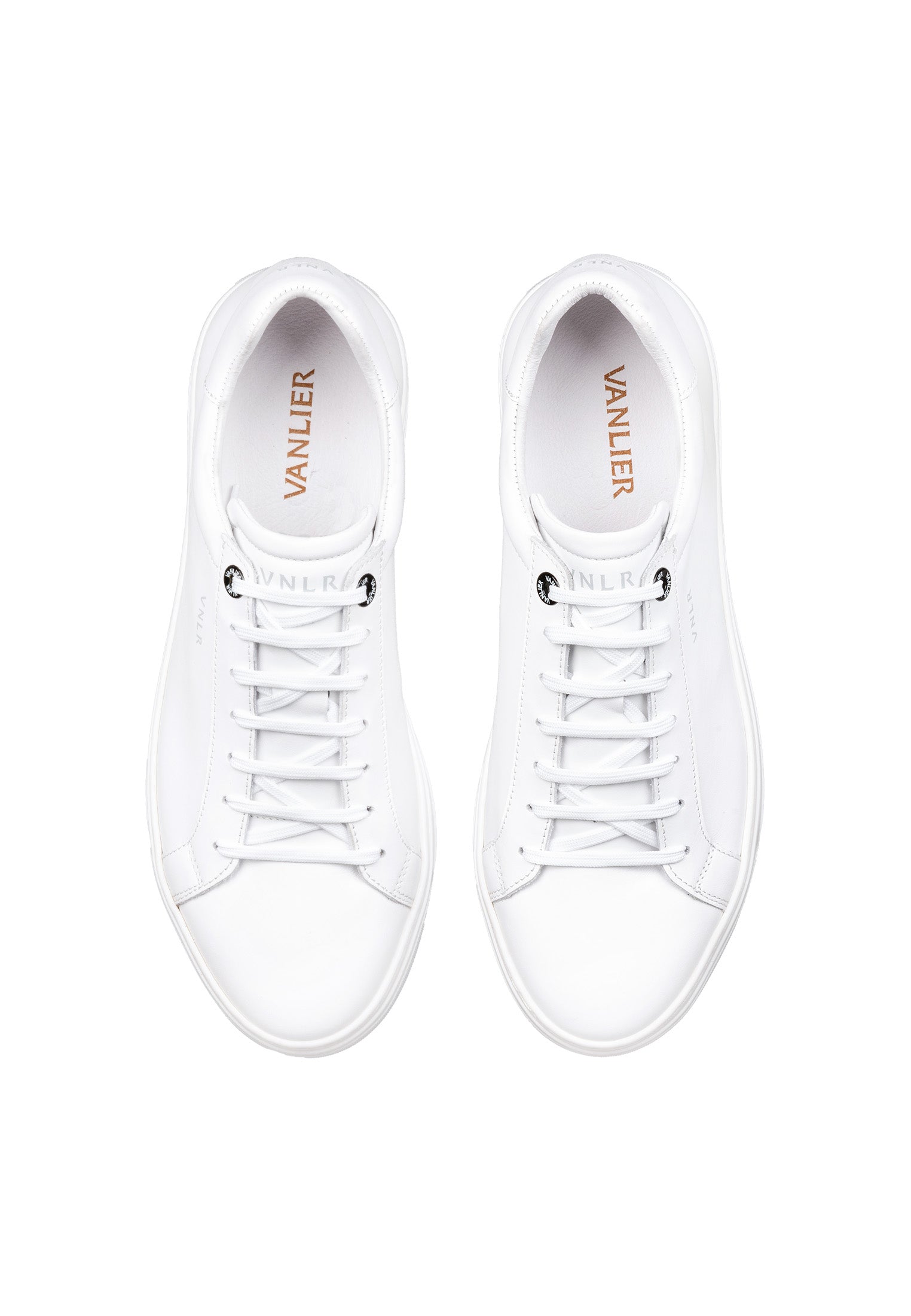 White smooth leather Barossa sneaker