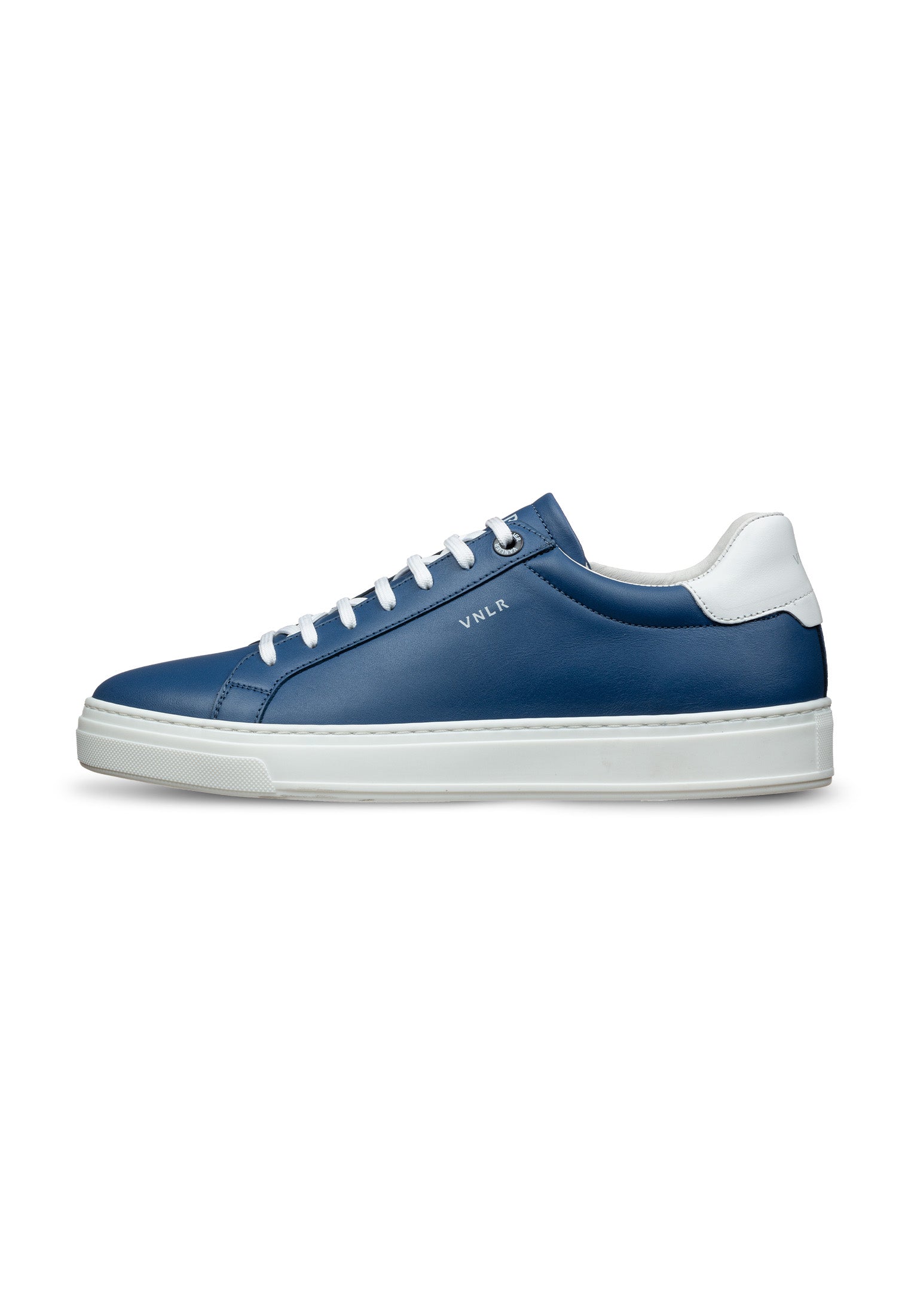 Blauw gladleren Barossa sneaker
