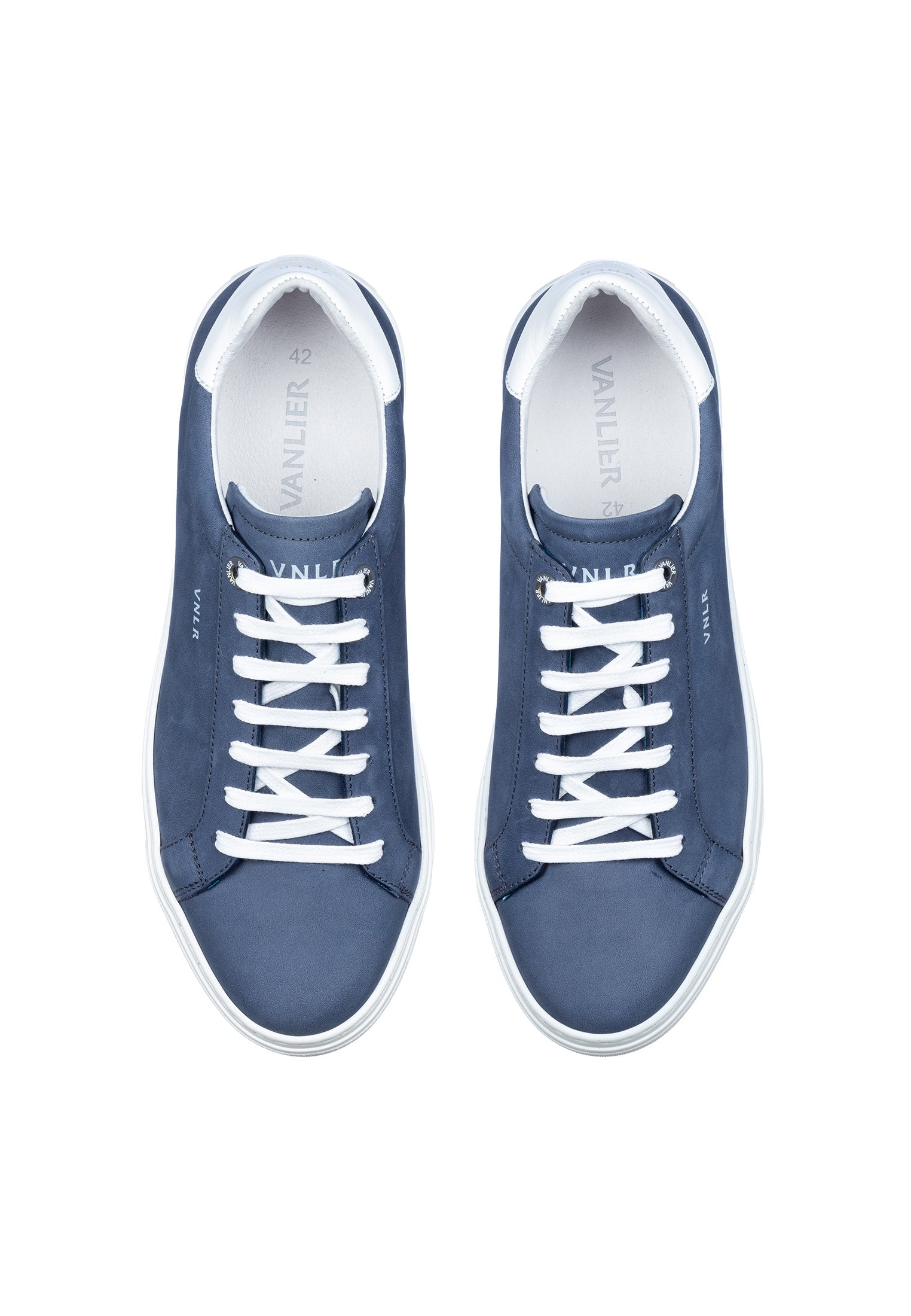 Blauw nubuck Barossa sneaker