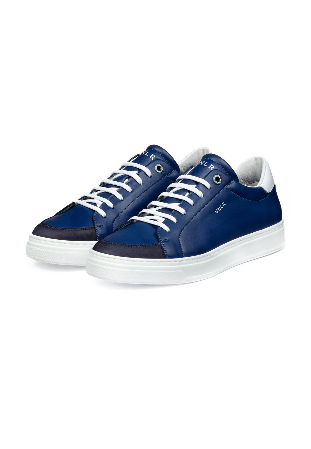 Blue smooth leather Barossa sneaker