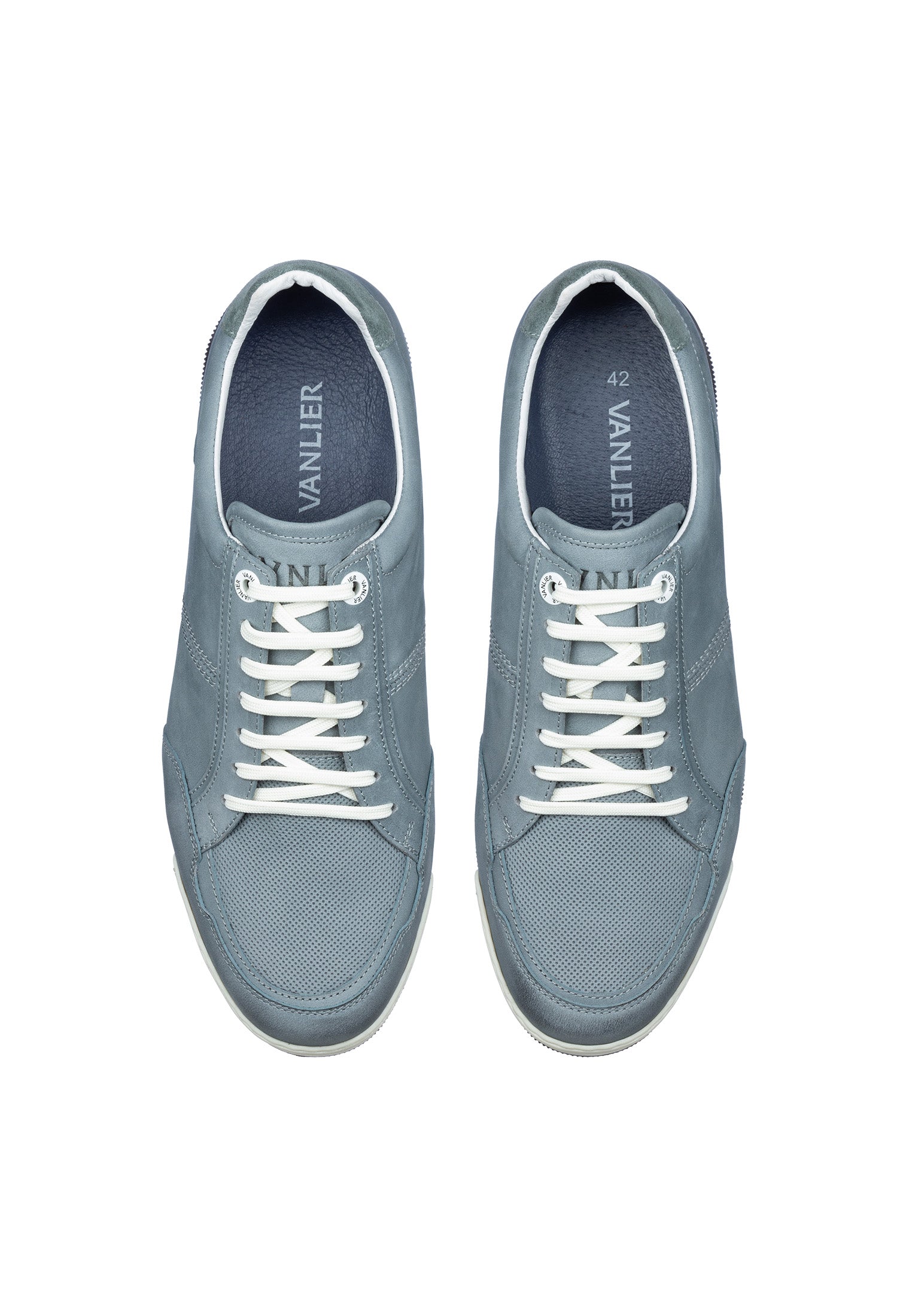Grijs blauw nubuck Magnus sneaker