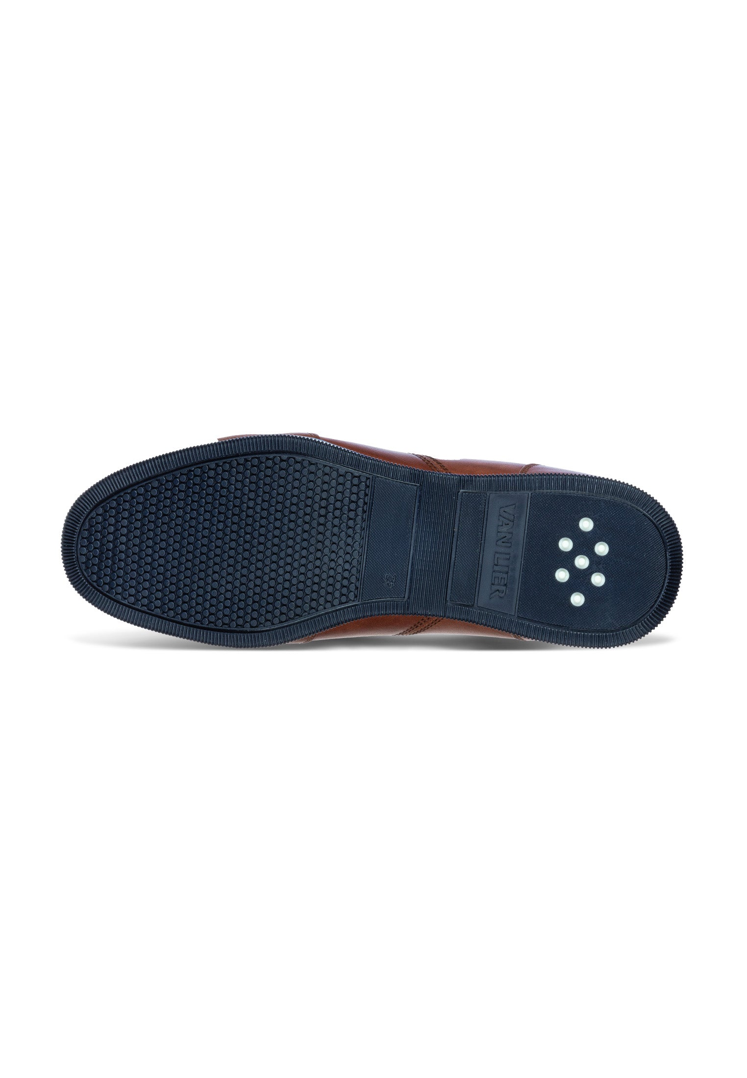 Light cognac smooth leather Magnus sneaker