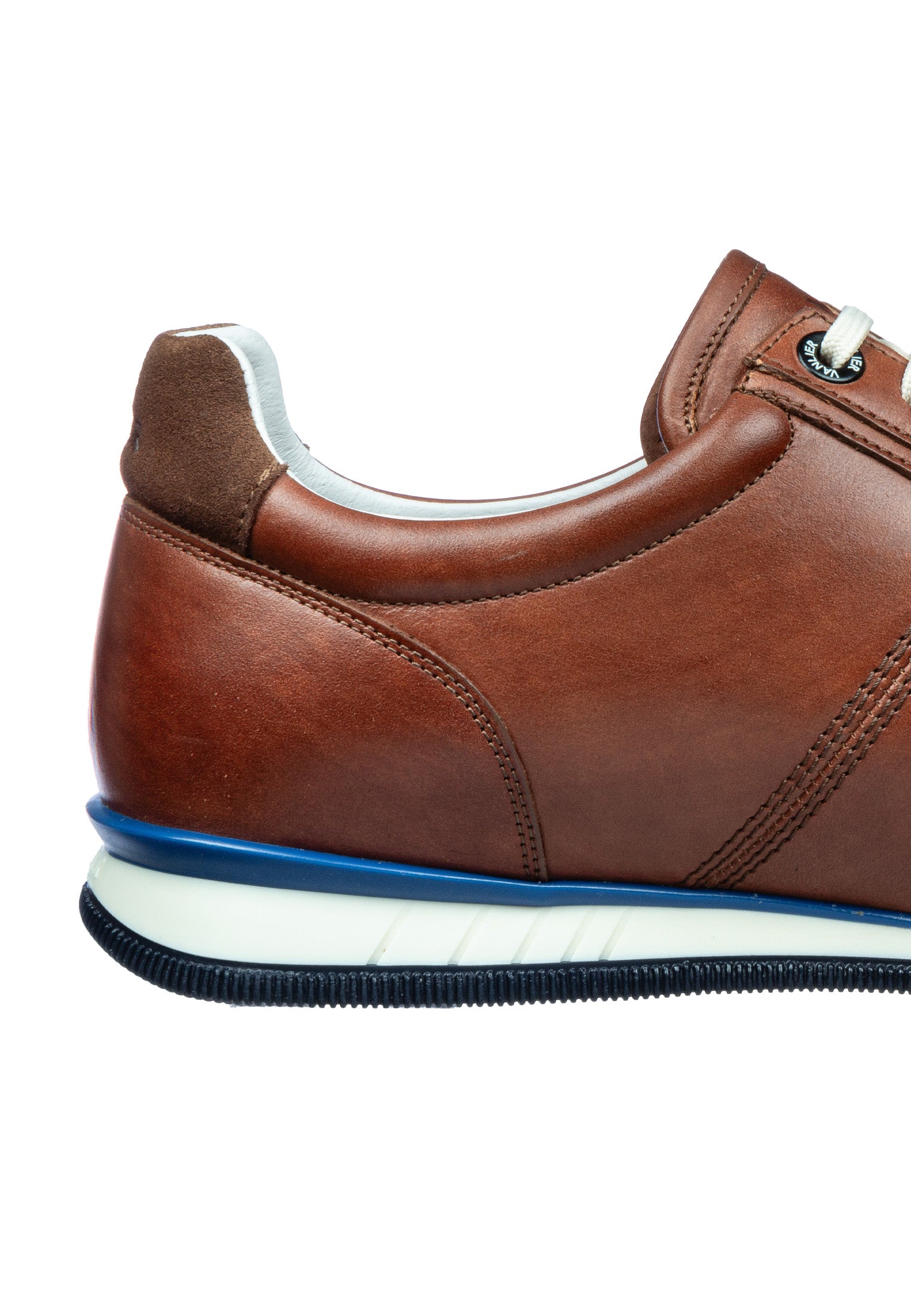 Light cognac smooth leather Magnus sneaker