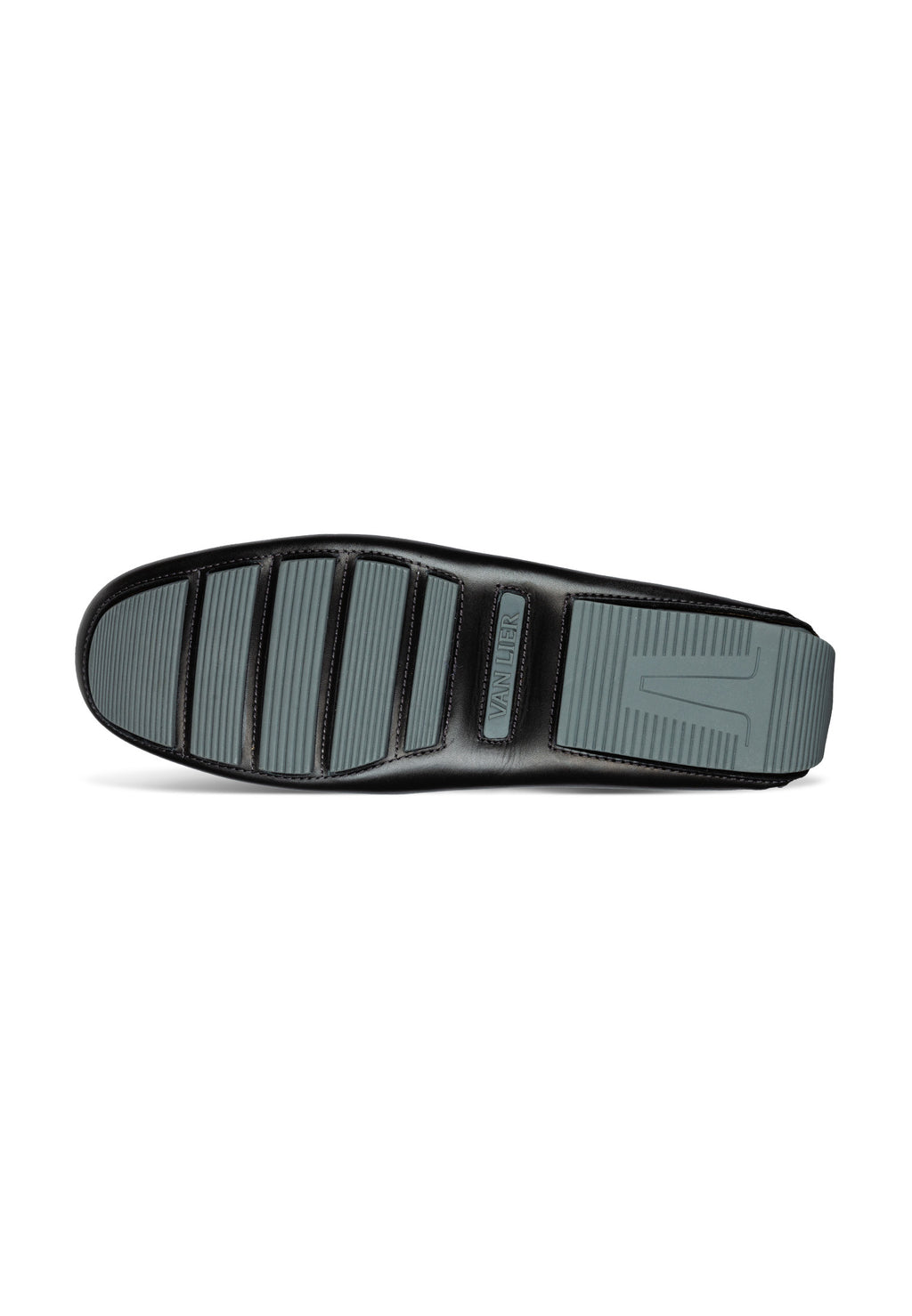 Zwart gladleren Mocassin