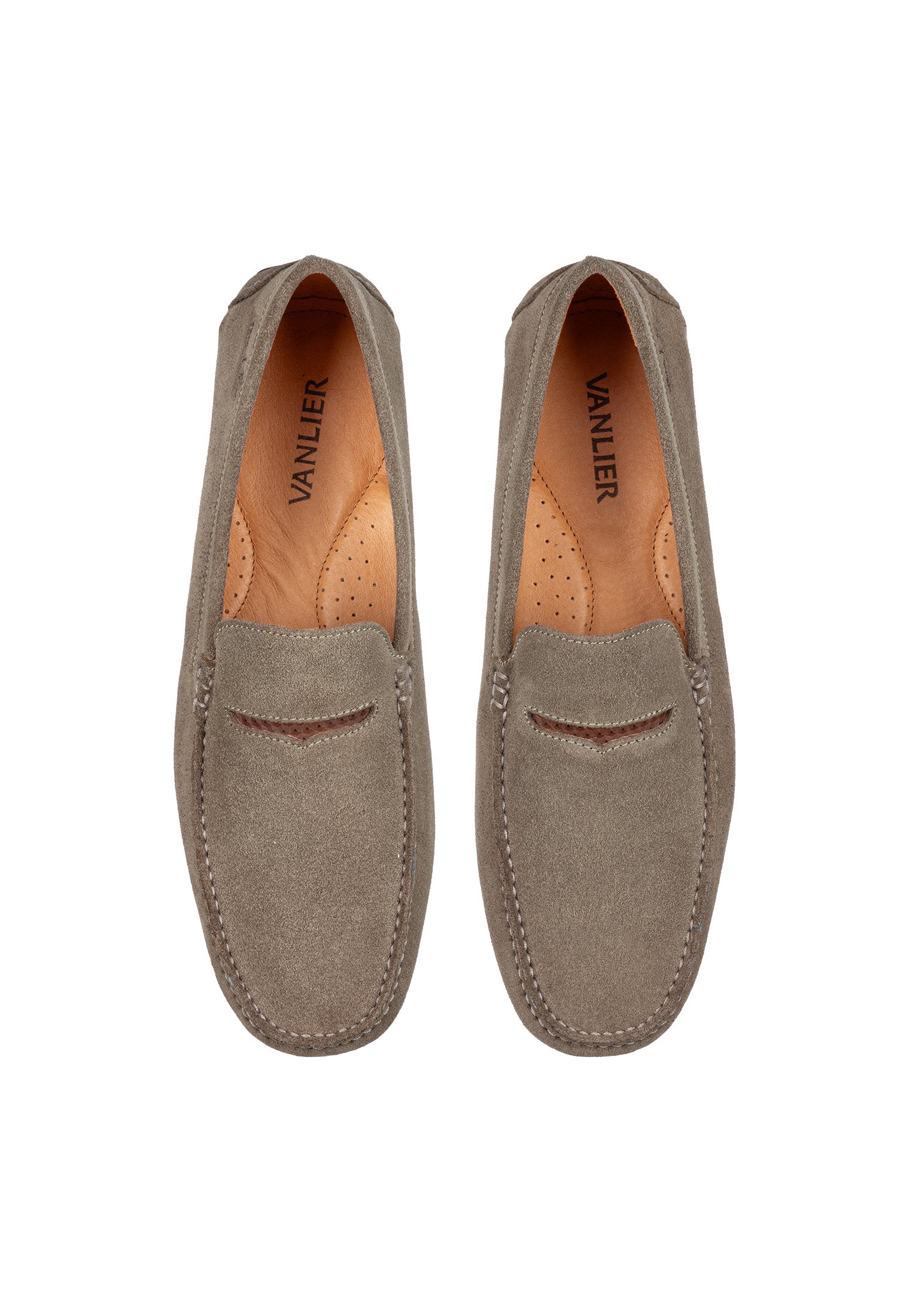 Taupe suède Mocassin