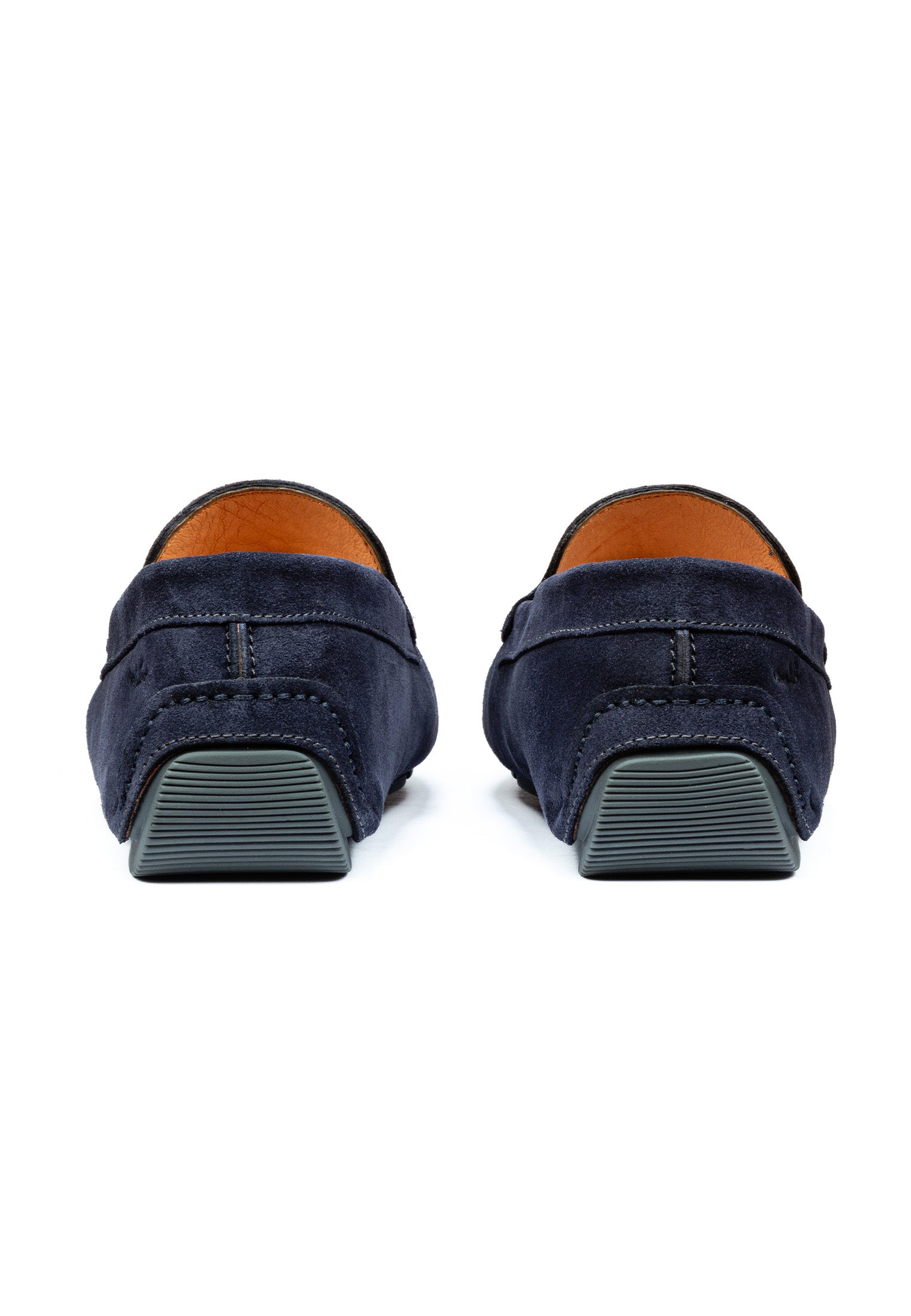 Navy blauw suède Mocassin