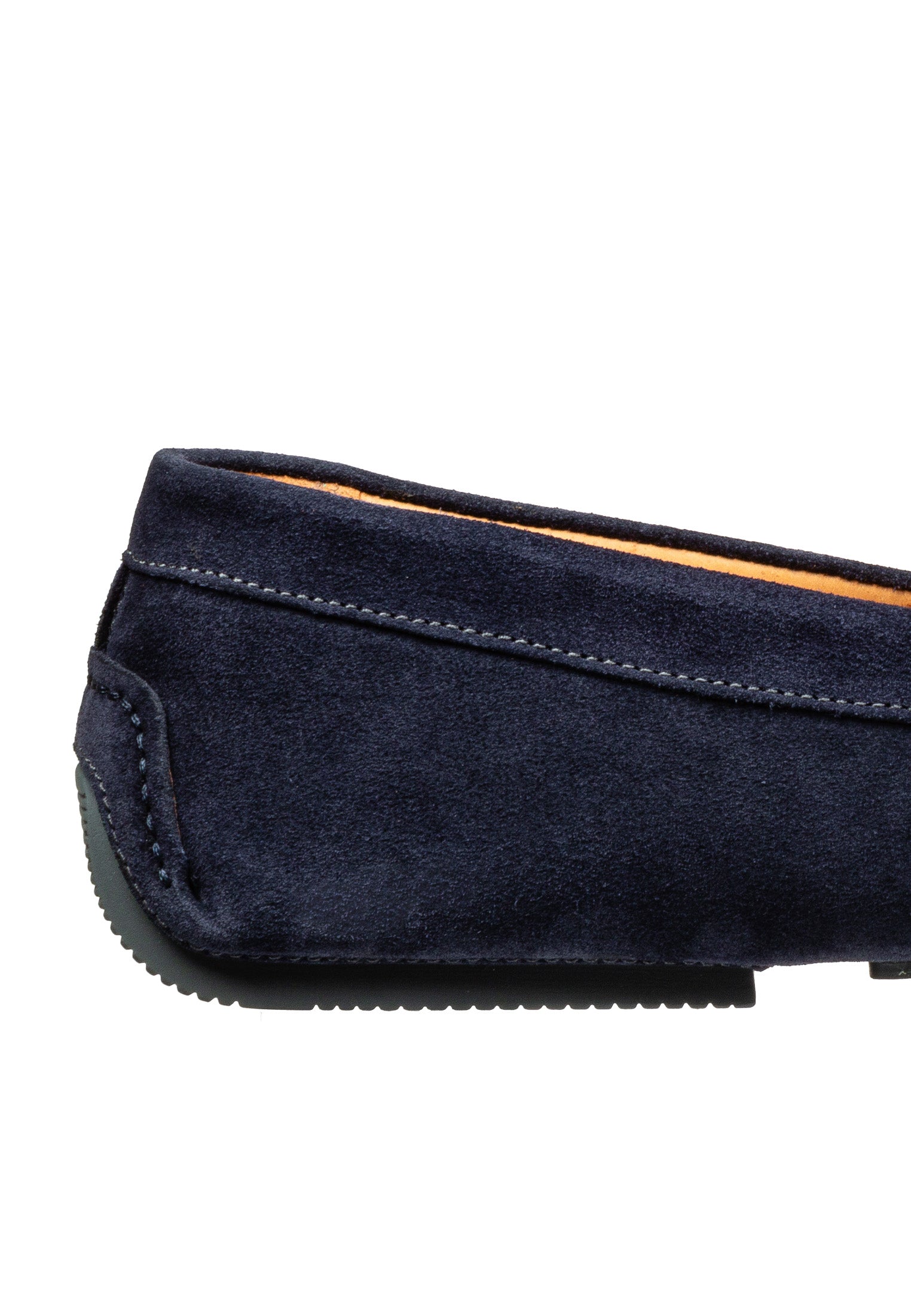 Navy blauw suède Mocassin