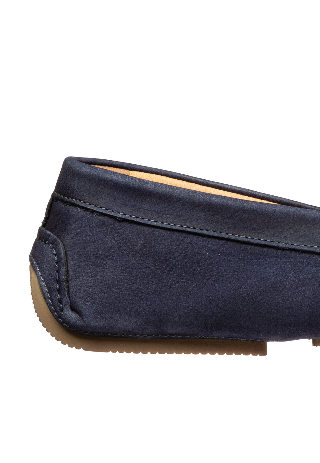 Navy blauw nubuck Mocassin