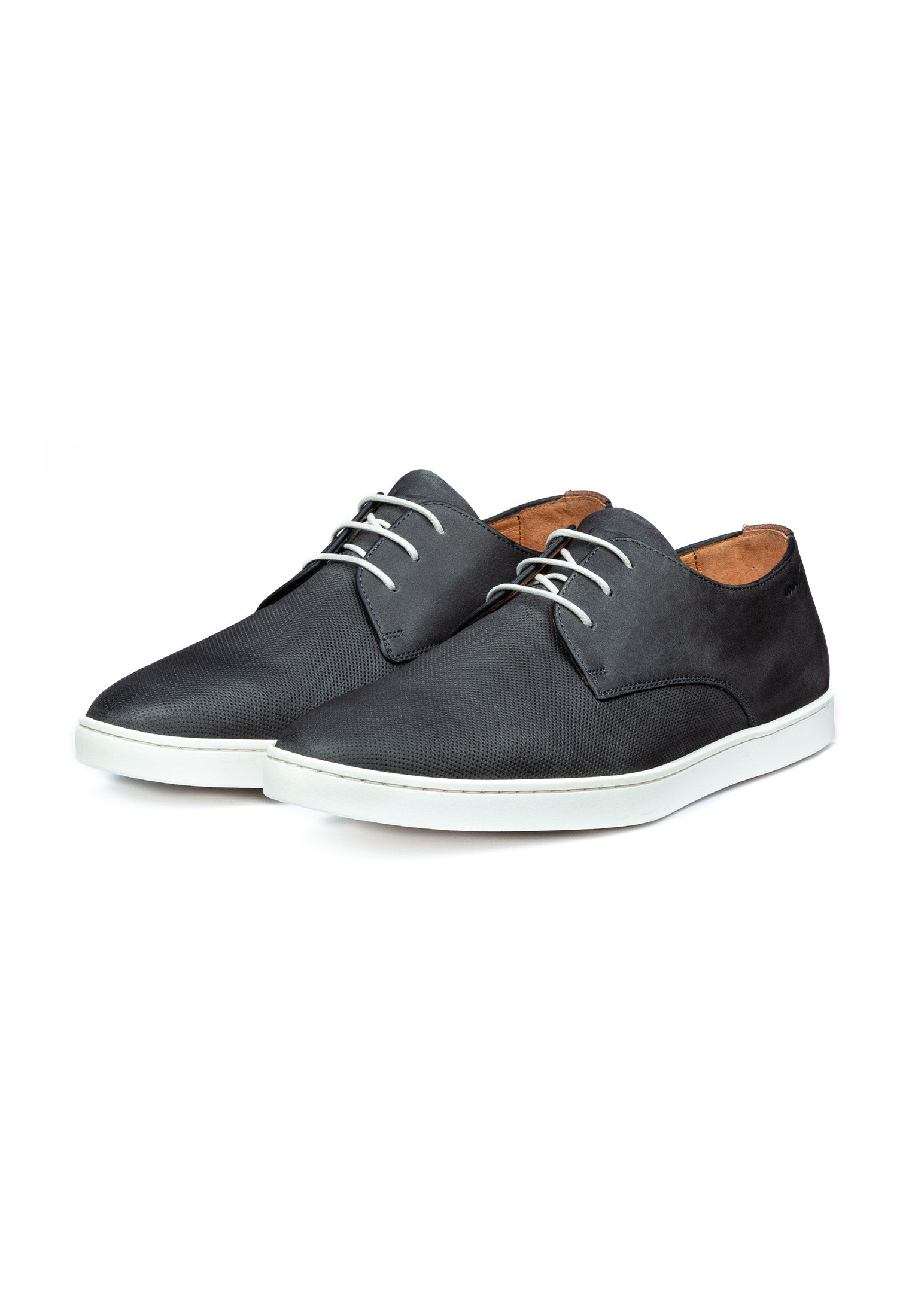 Anthracite gray nubuck Lugano lace-up shoe