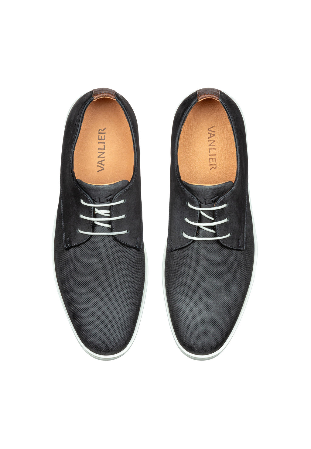 Anthracite gray nubuck Lugano lace-up shoe