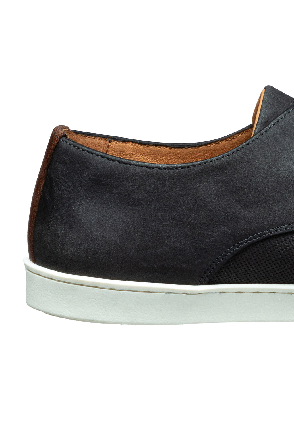 Anthracite gray nubuck Lugano lace-up shoe