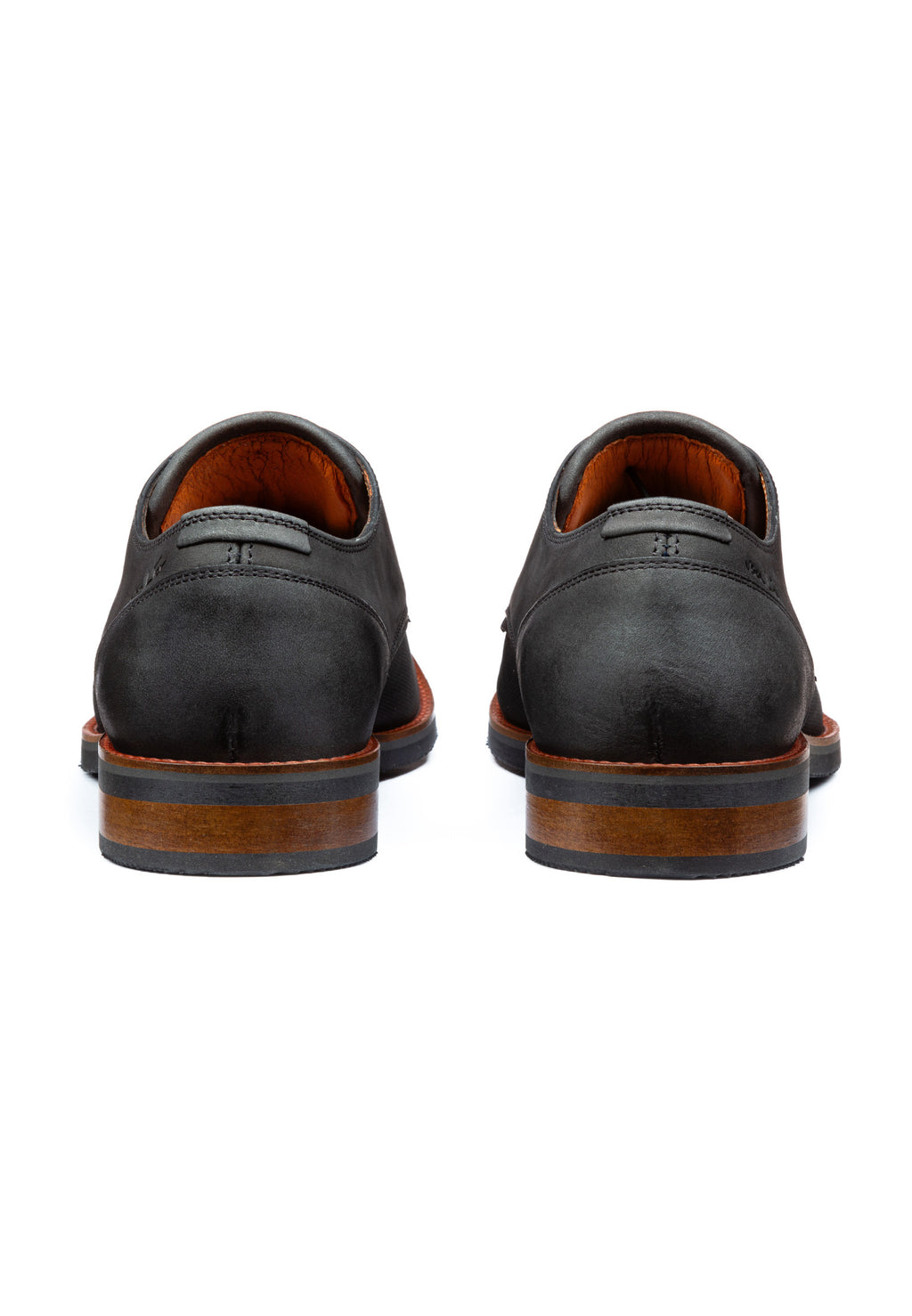 Antraciet grijs nubuck Amalfi veterschoen