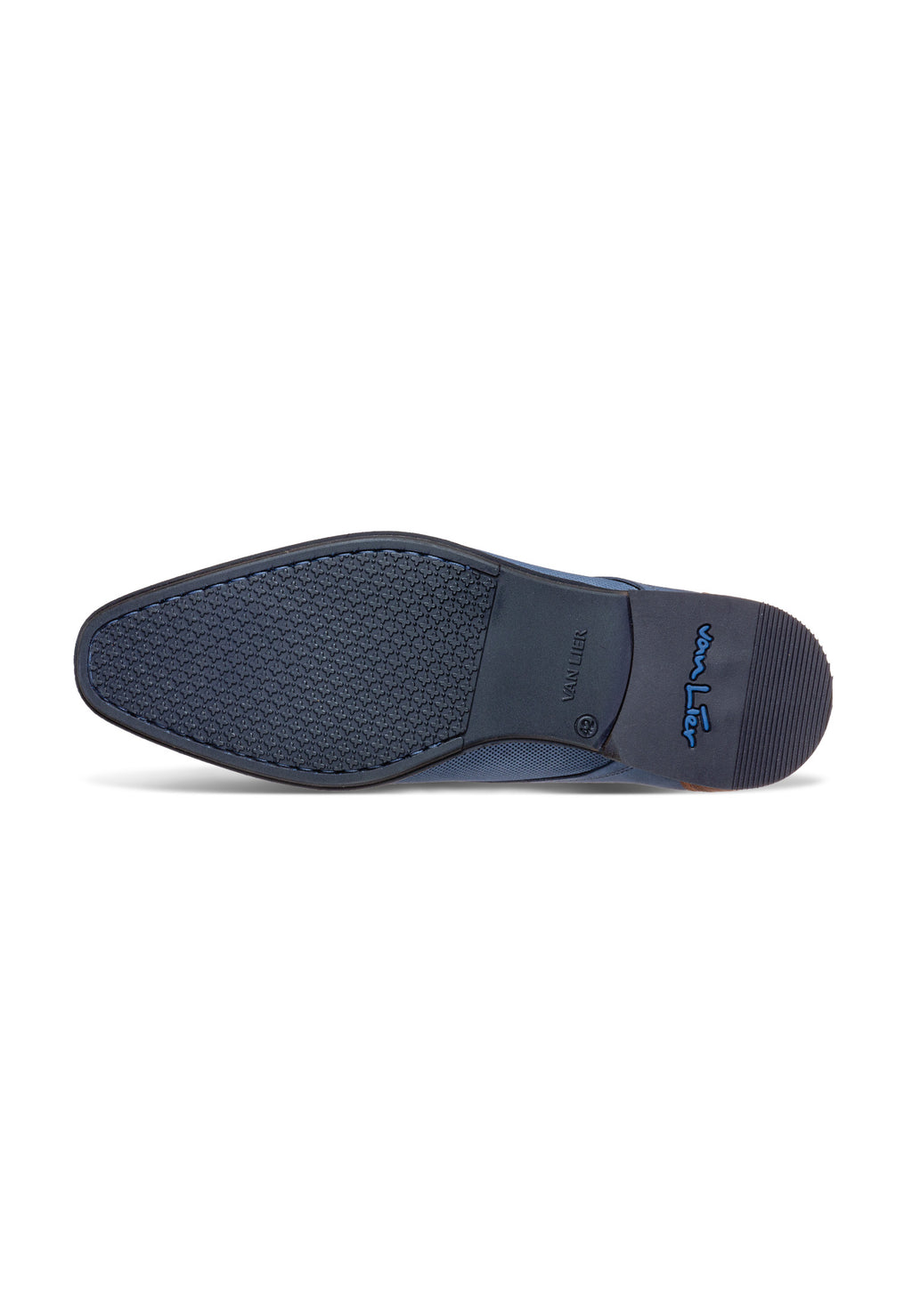 Navy blauw nubuck Erasmo veterschoen