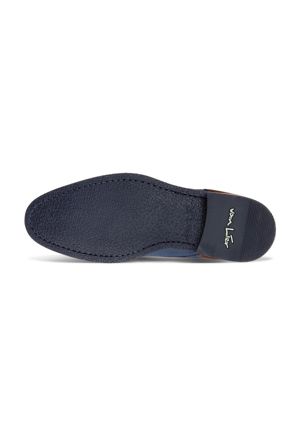 Blauw nubuck Sabinus veterschoen