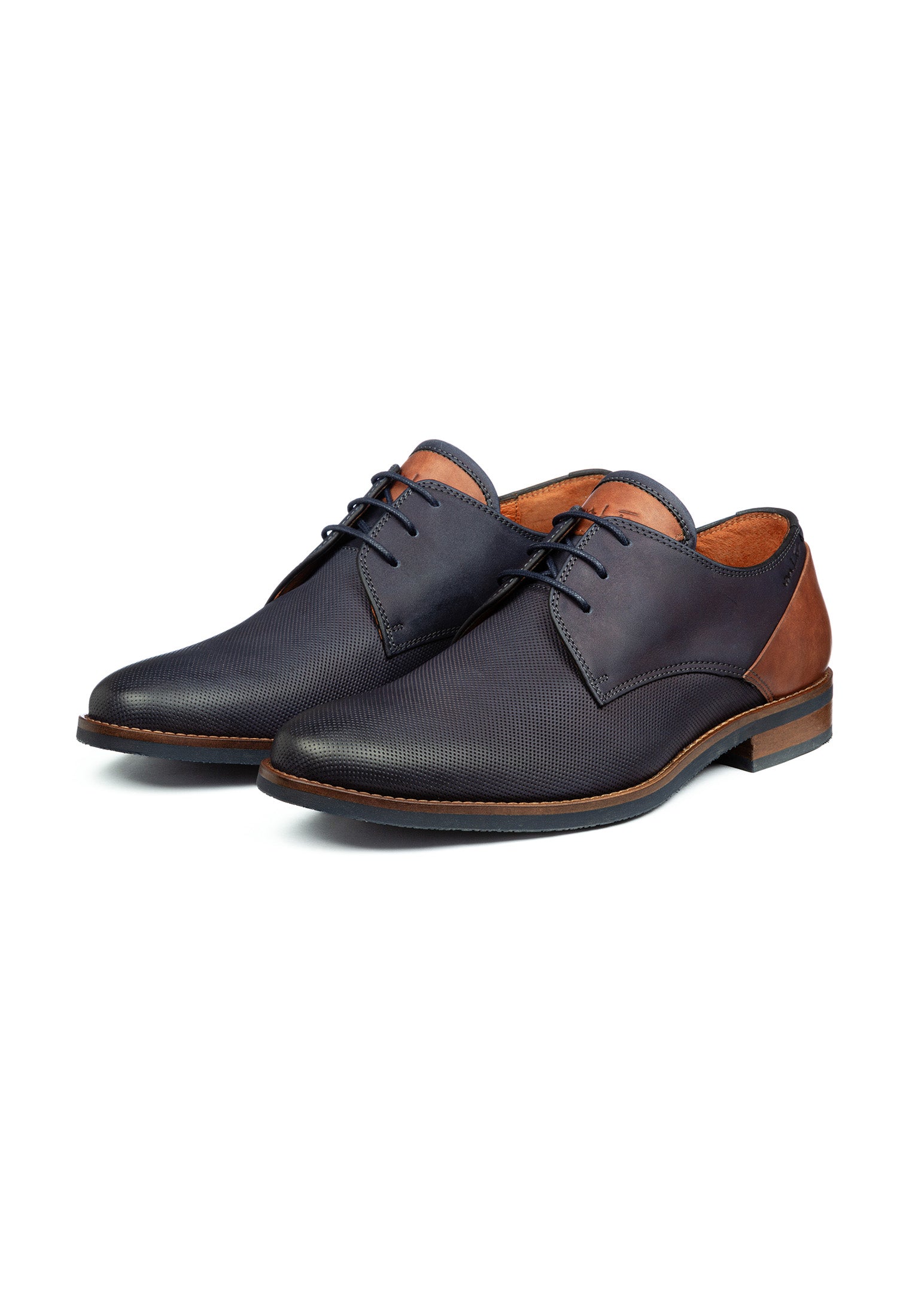 Navy nubuck Sabinus veterschoen