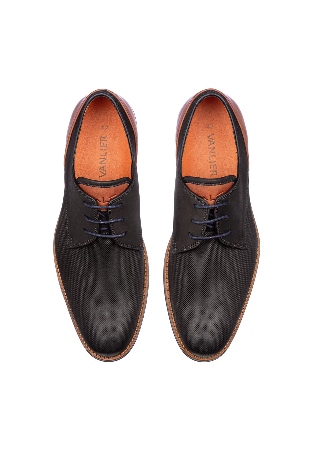 Antraciet grijs nubuck Sabinus veterschoen