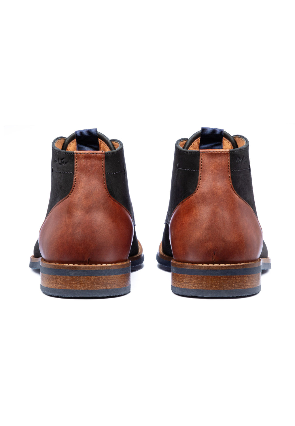 Antraciet grijs nubuck Sabinus halfhoge veterschoen