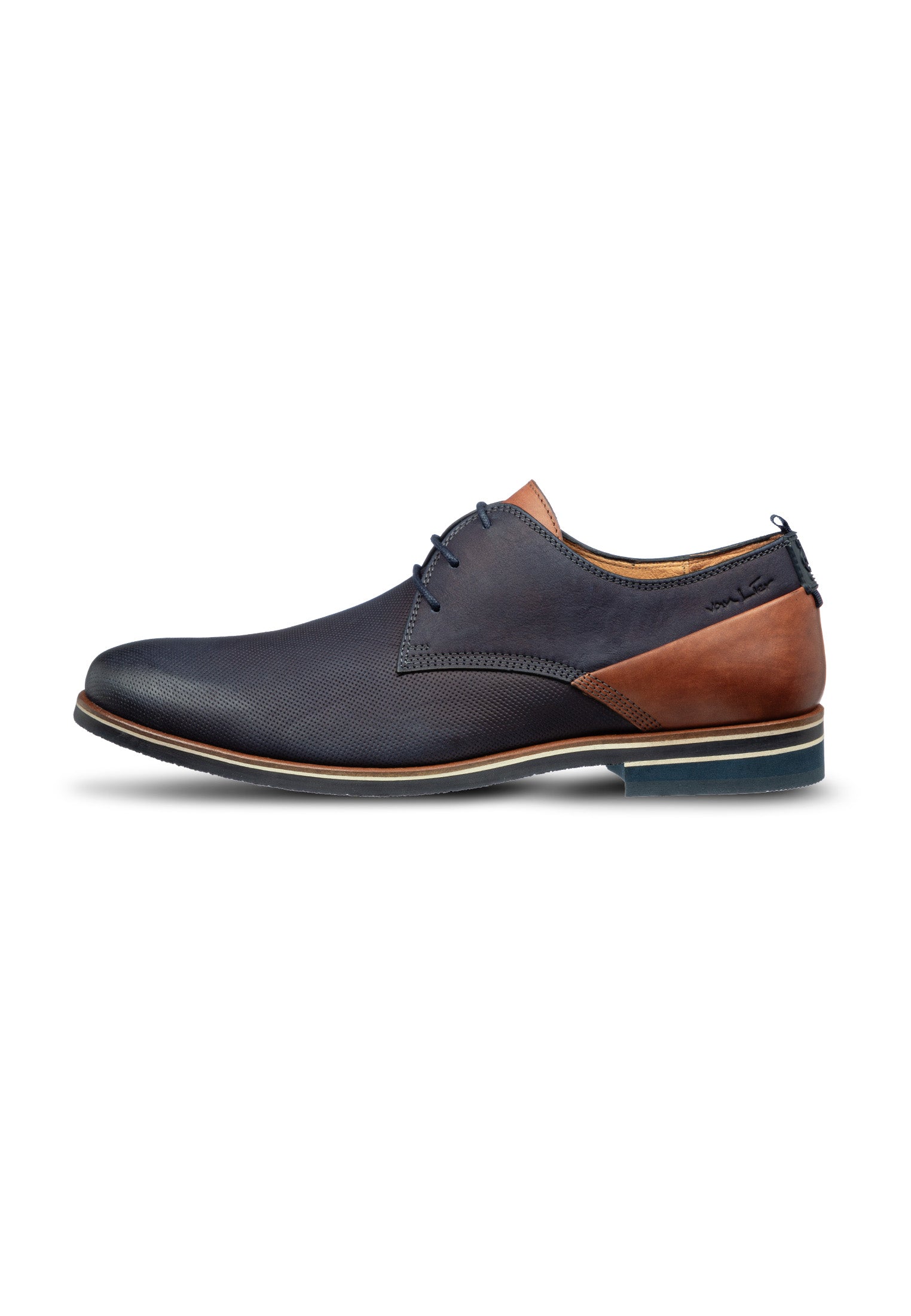 Navy nubuck Sabinus veterschoen