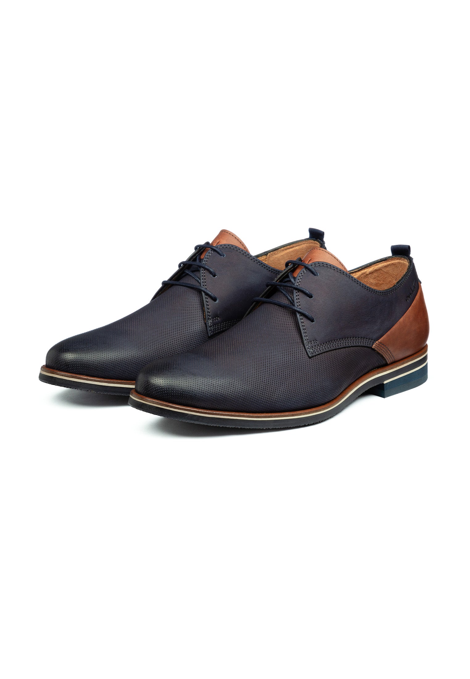 Navy nubuck Sabinus veterschoen